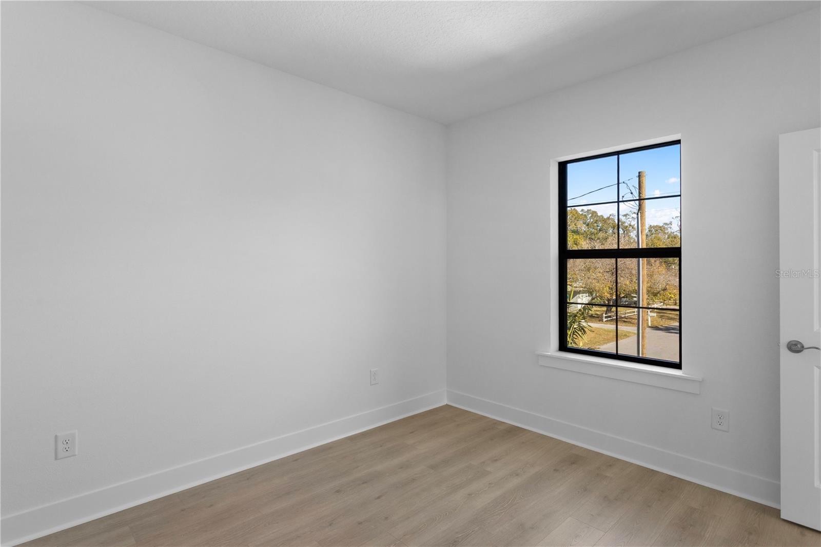 Upstairs Bedroom 3 with view.