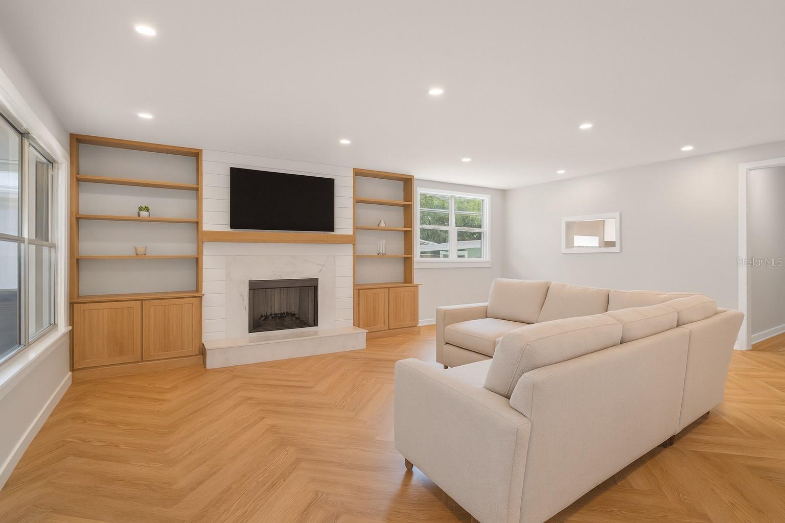 Virtually renovated Great Room