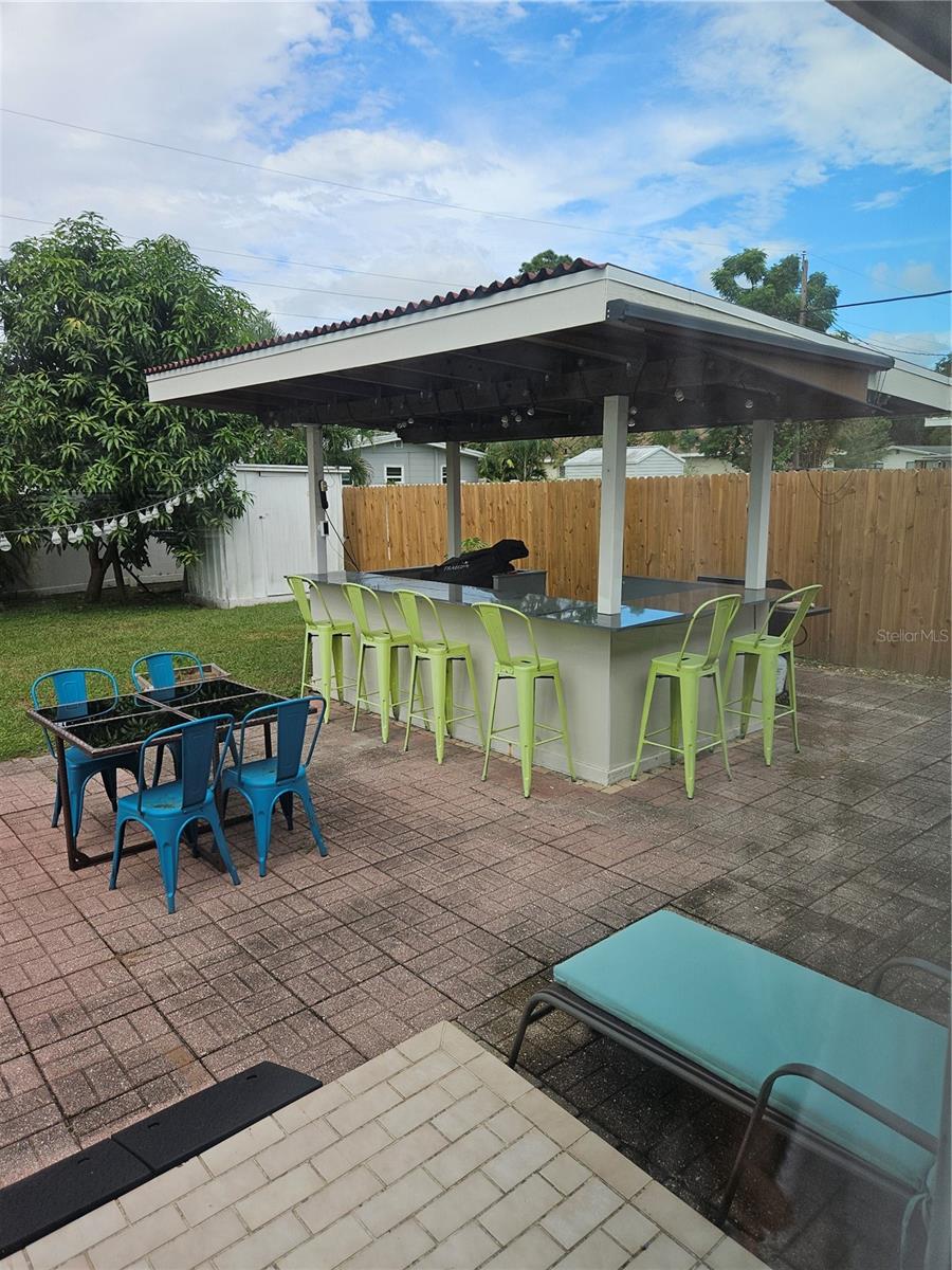 BBQ area