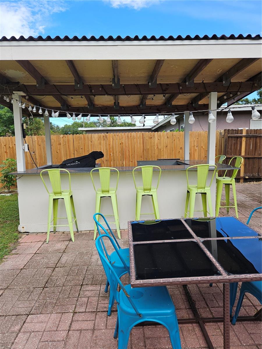 BBQ area