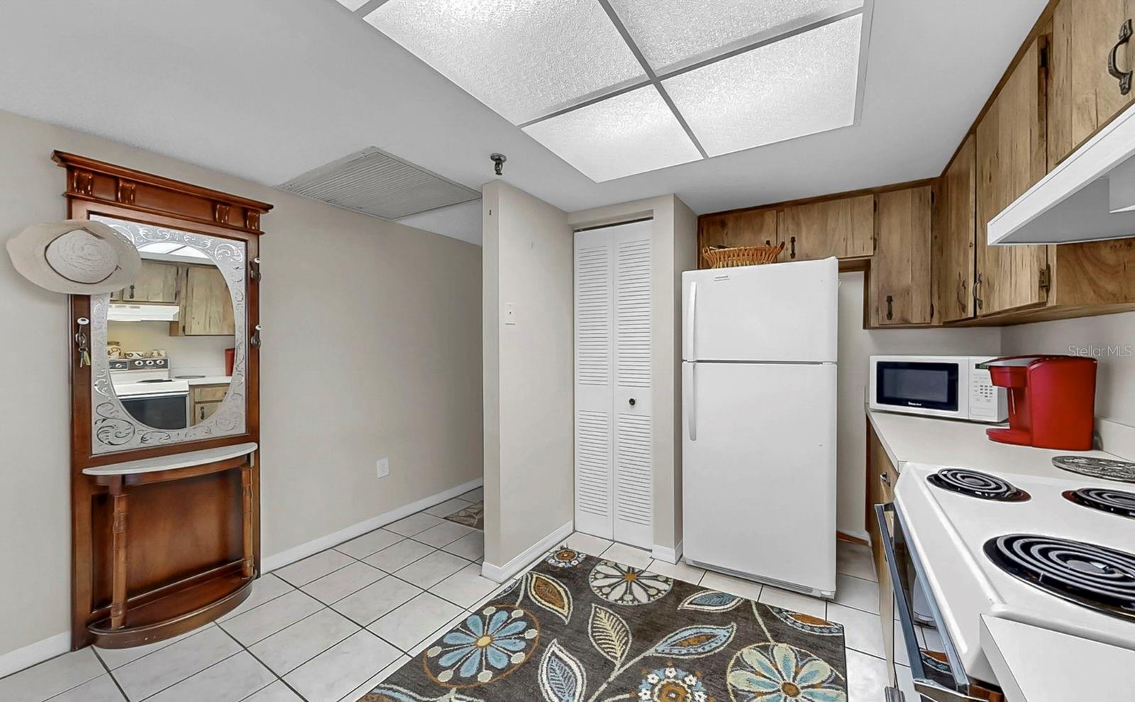 Kitchen with pantry
