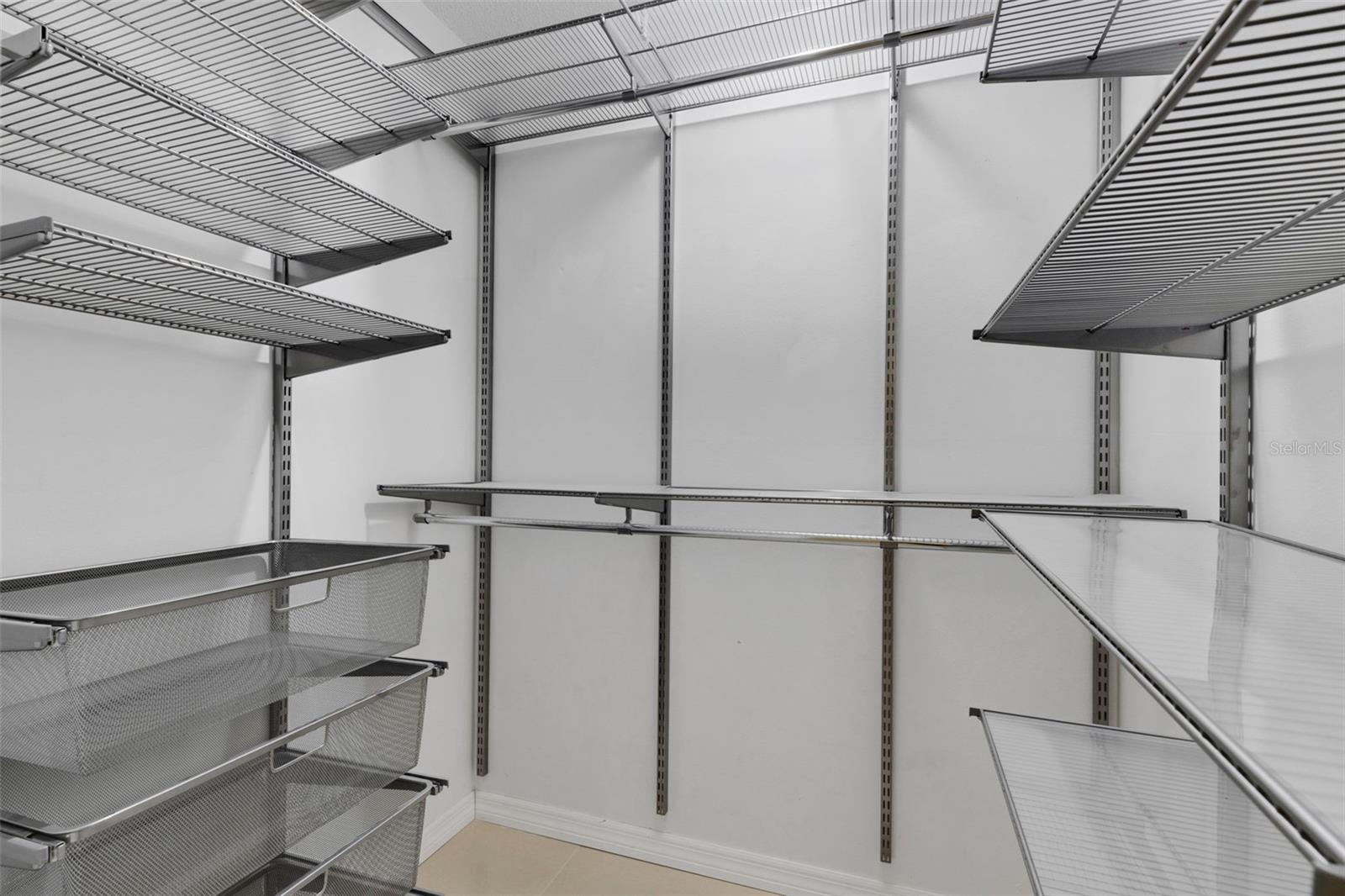 A fantastic primary walk in closet!
