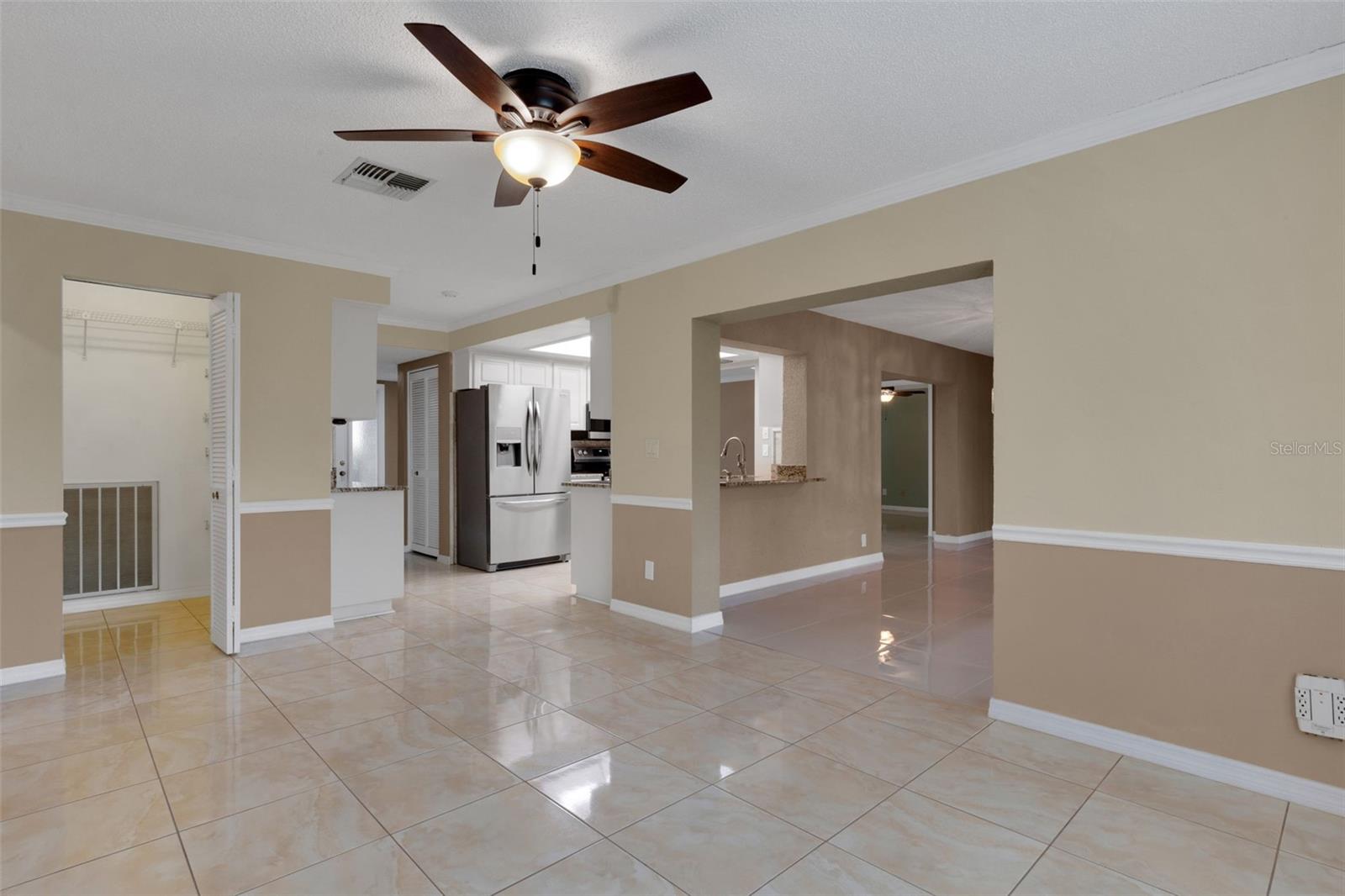 Notice large pantry closet!
