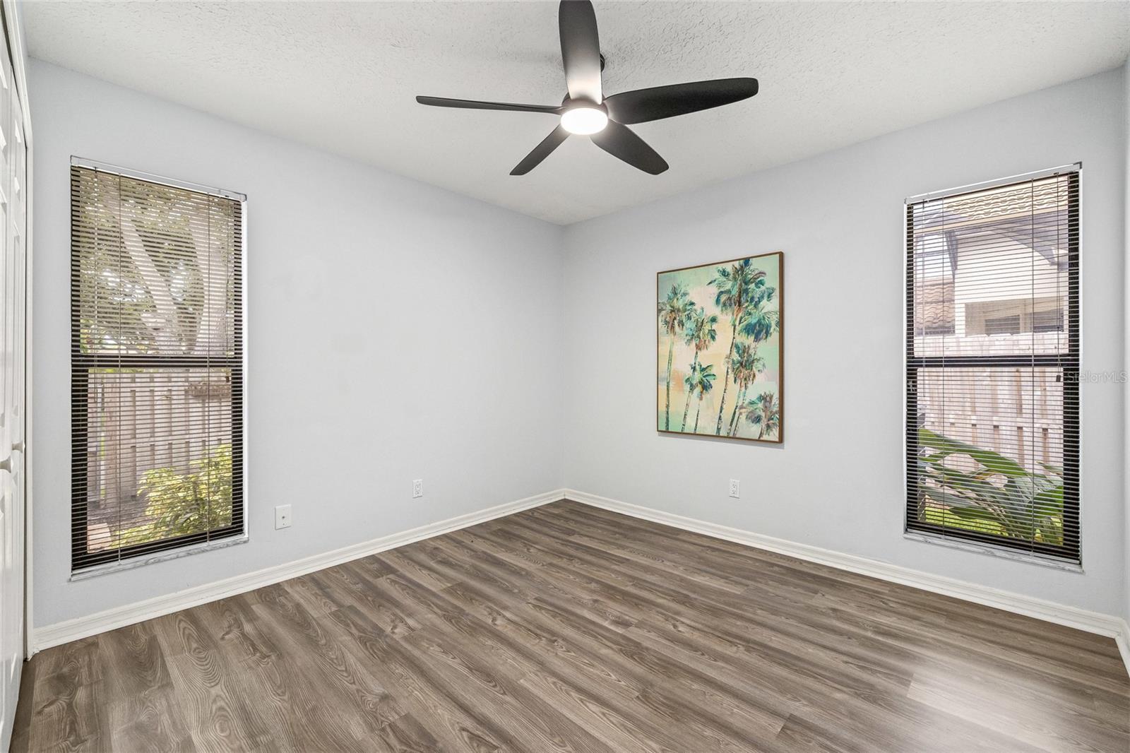 Bedroom 4 or a perfect office space with an adjacent full bath.