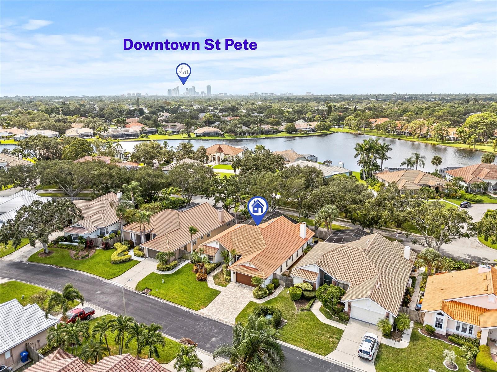 Minutes to downtown St. Pete.