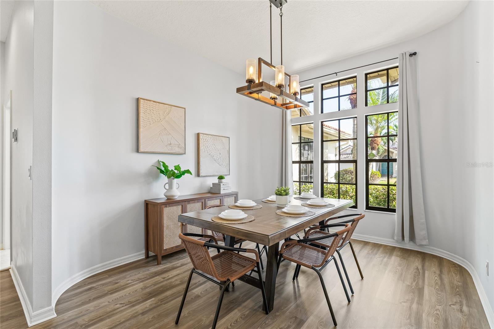 Formal dining or excellent space for a home office.