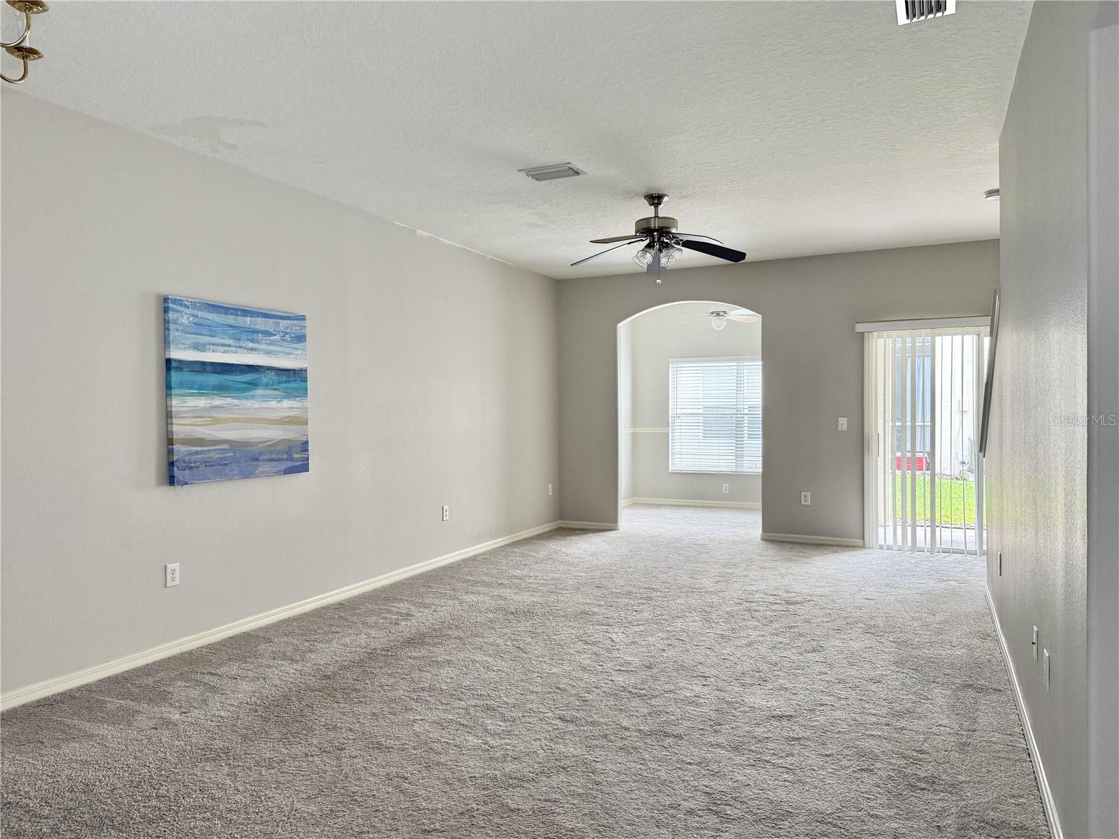 Living Area - 13'5" x 12'8"