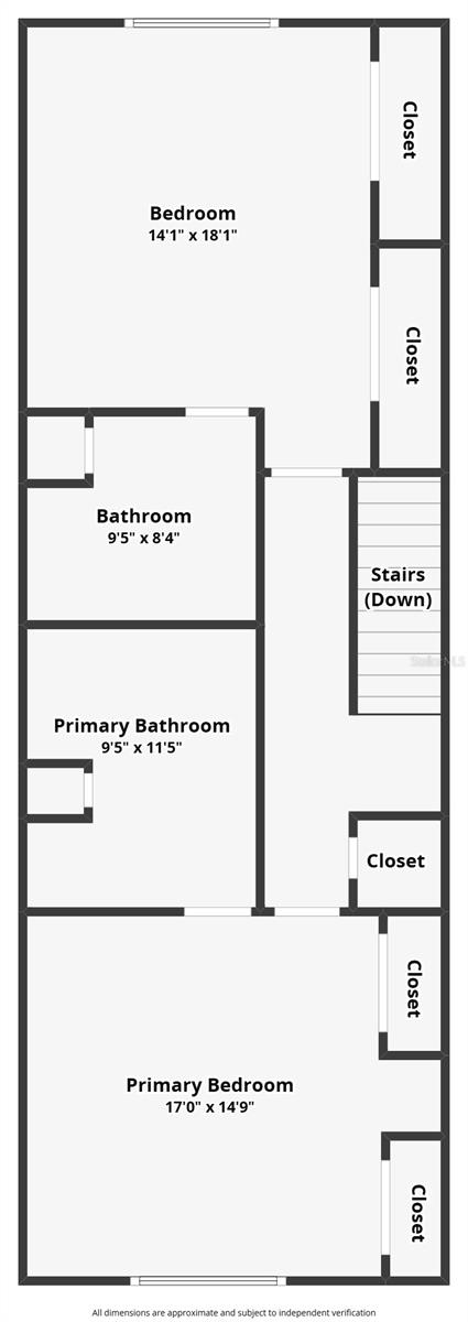 Second Story Floor Plan