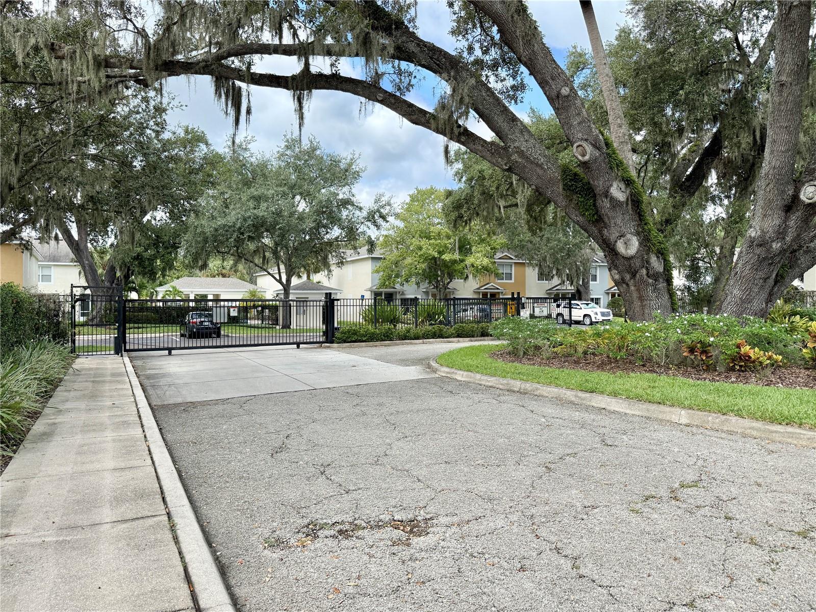 Community Gated Entrance