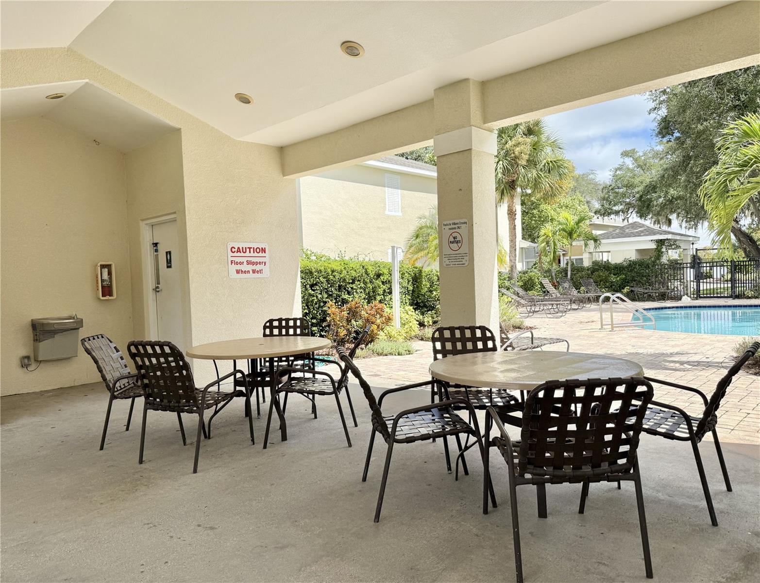 Community Cabana and Restrooms