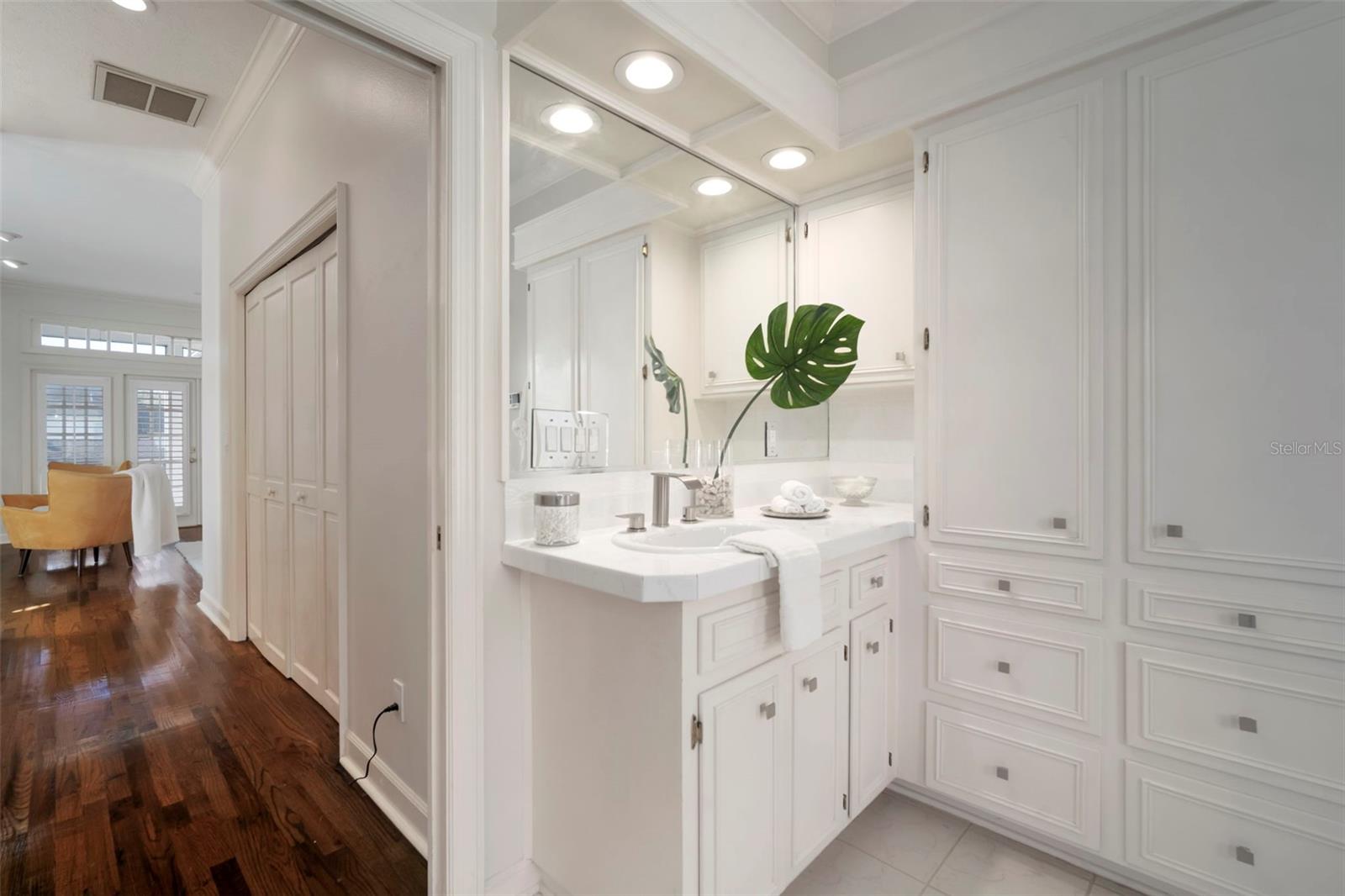 SPIRAL STAIRCASE TO THE POOL