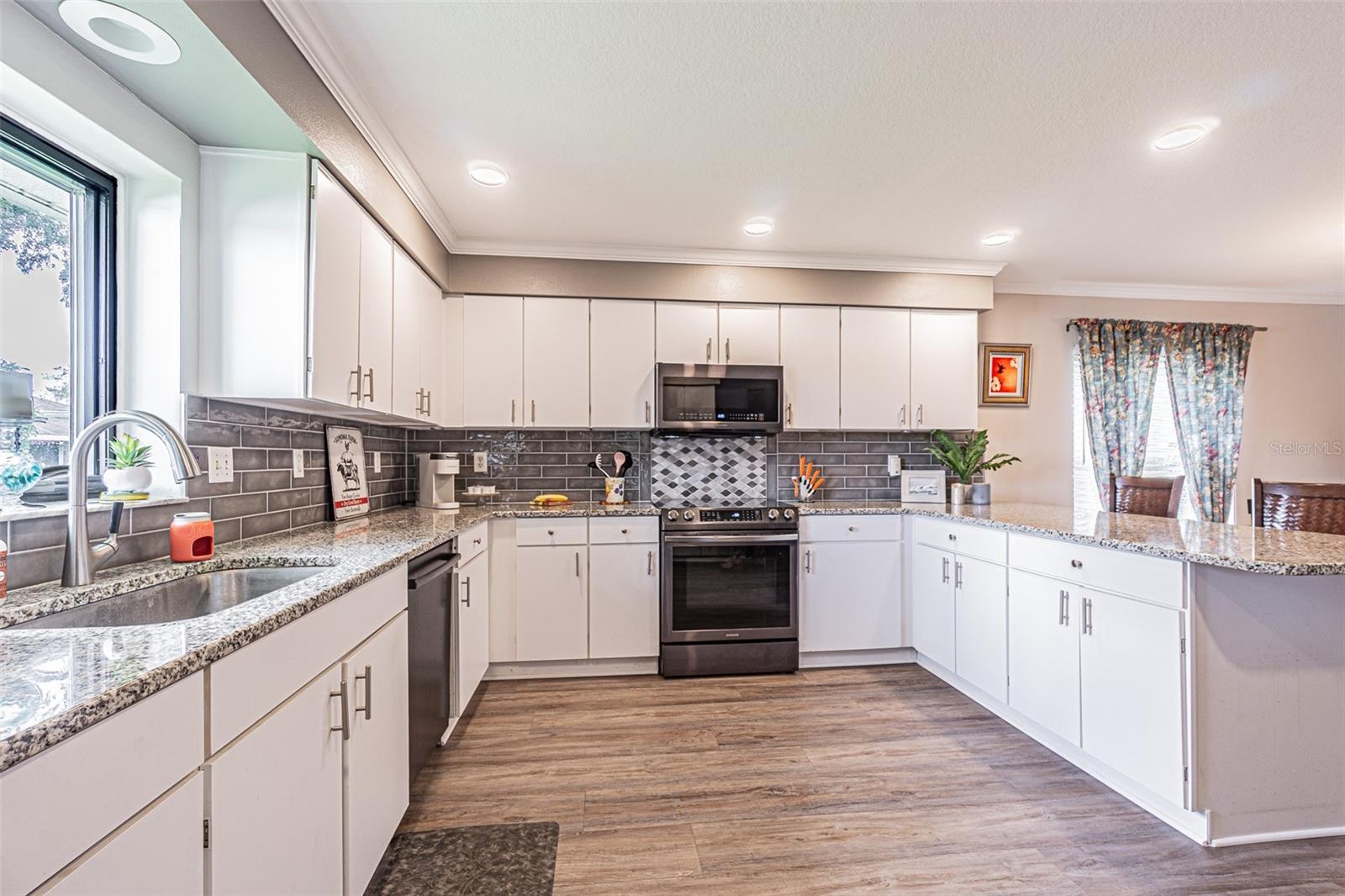 Loads of cabinets and updated appliances!