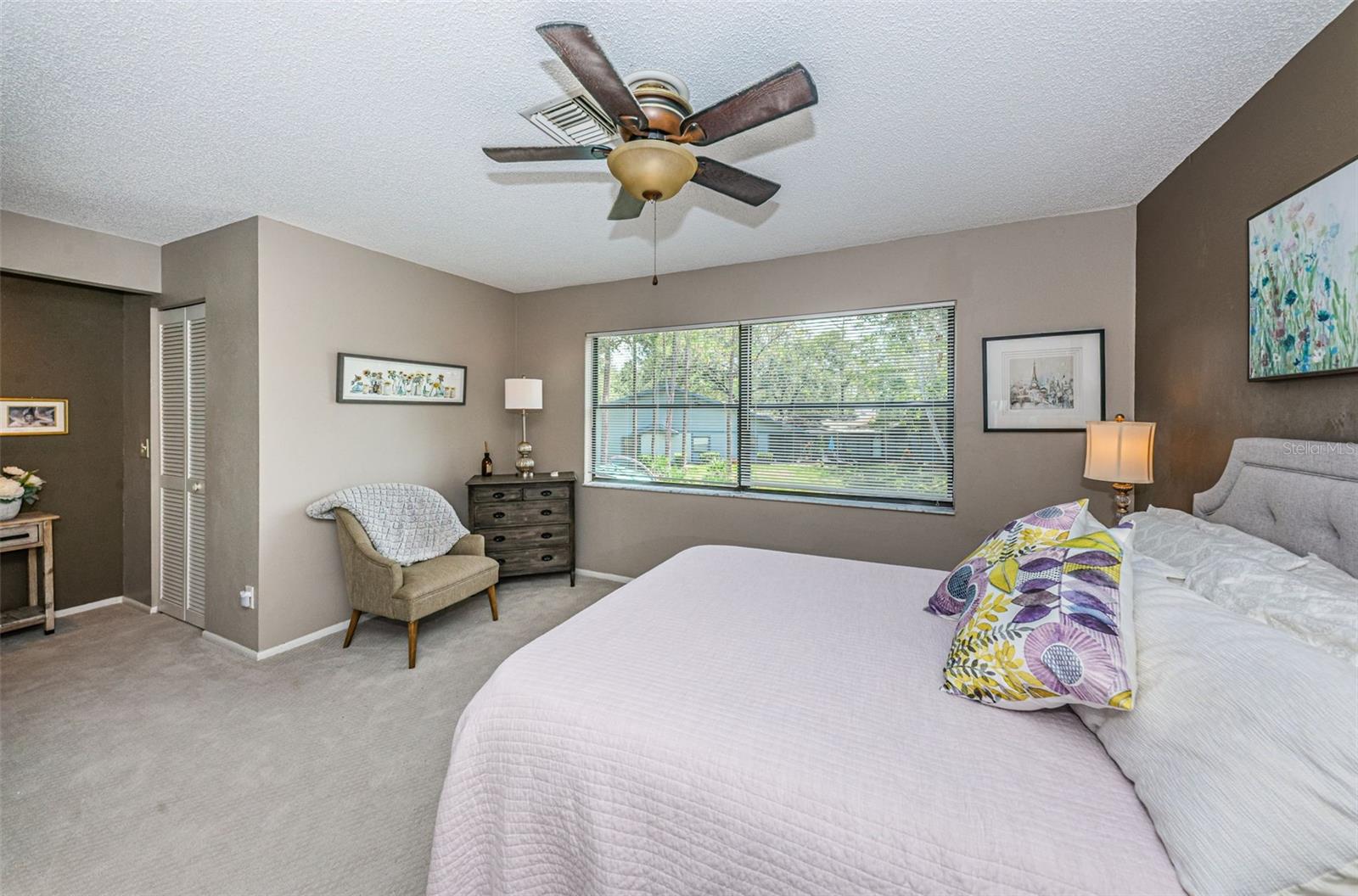 Spacious master suite