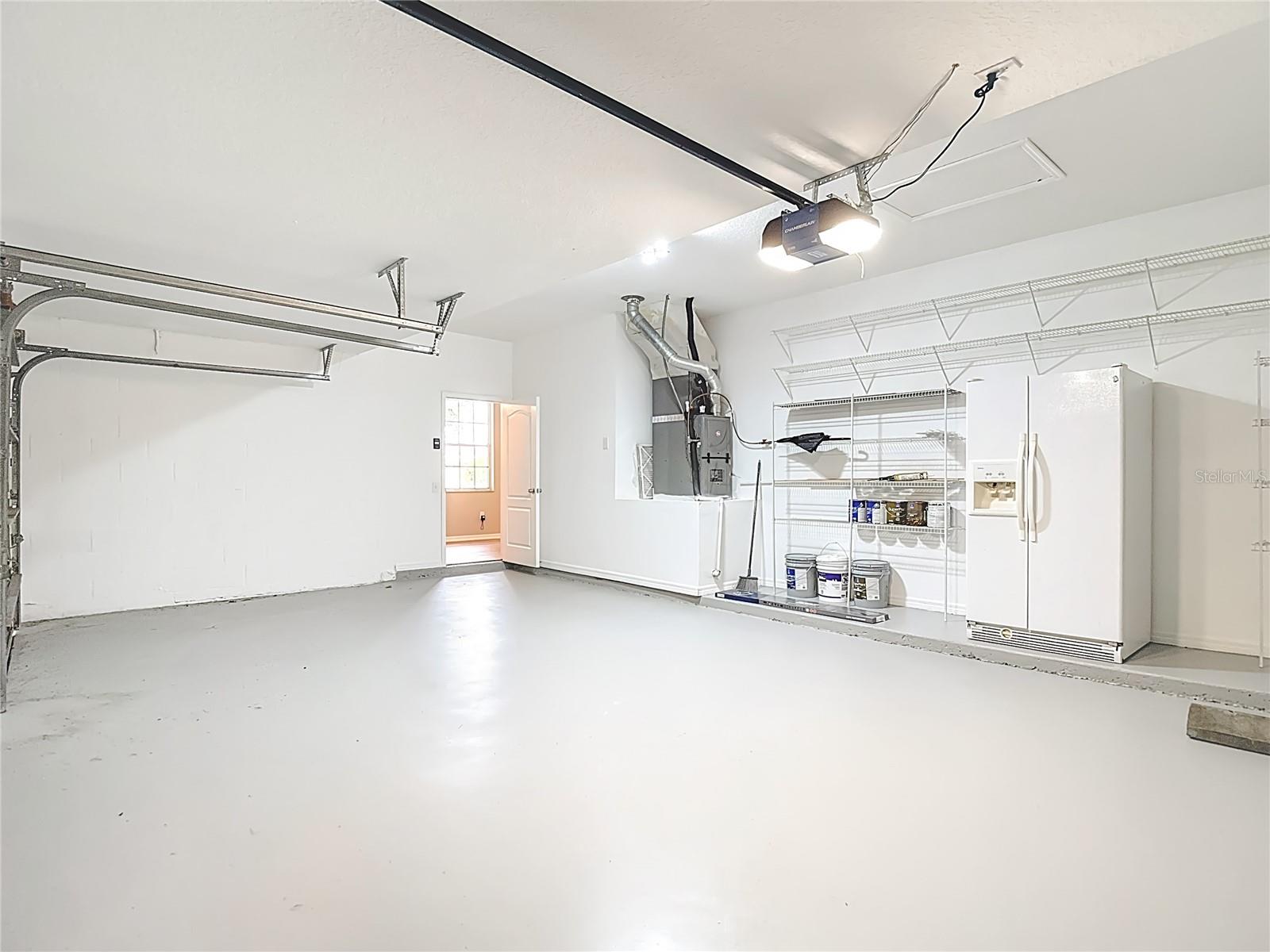 Spacious 3 car garage