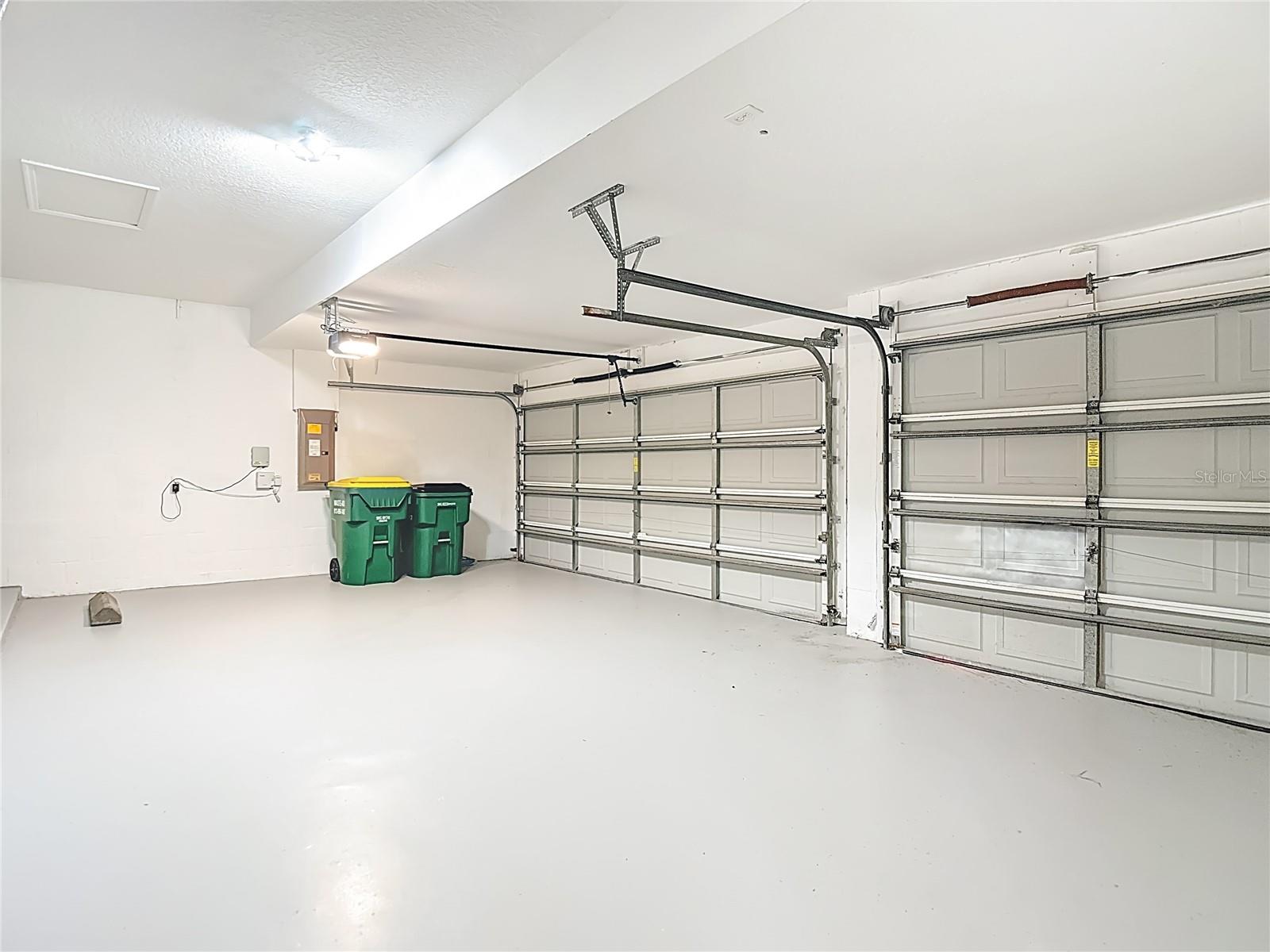 Spacious 3 car garage