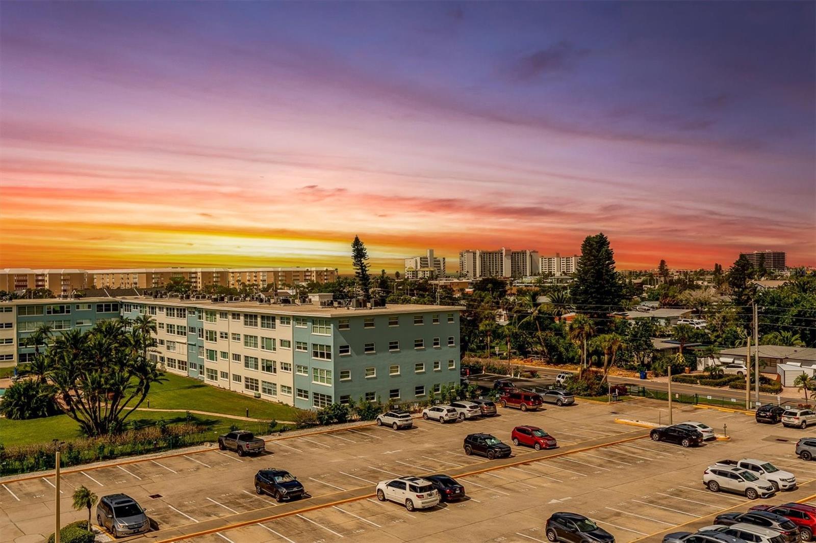 Watch Beautiful sunsets from your balcony.