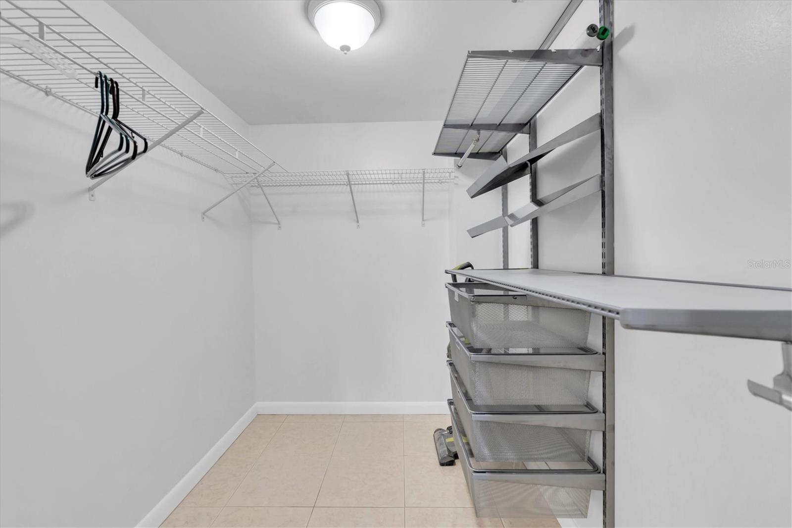 walk in closet in Primary + 2 other closets