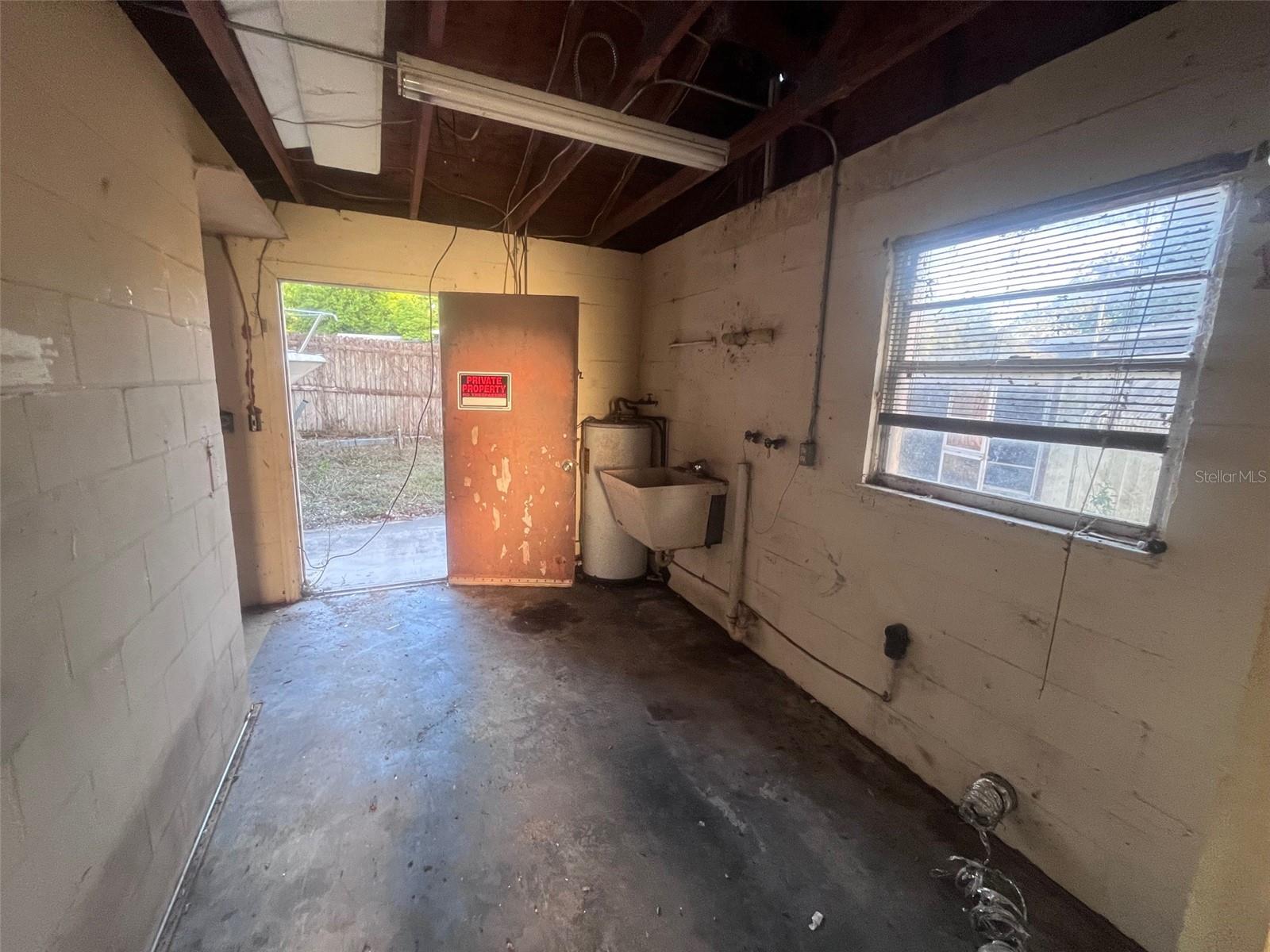 Garage interior