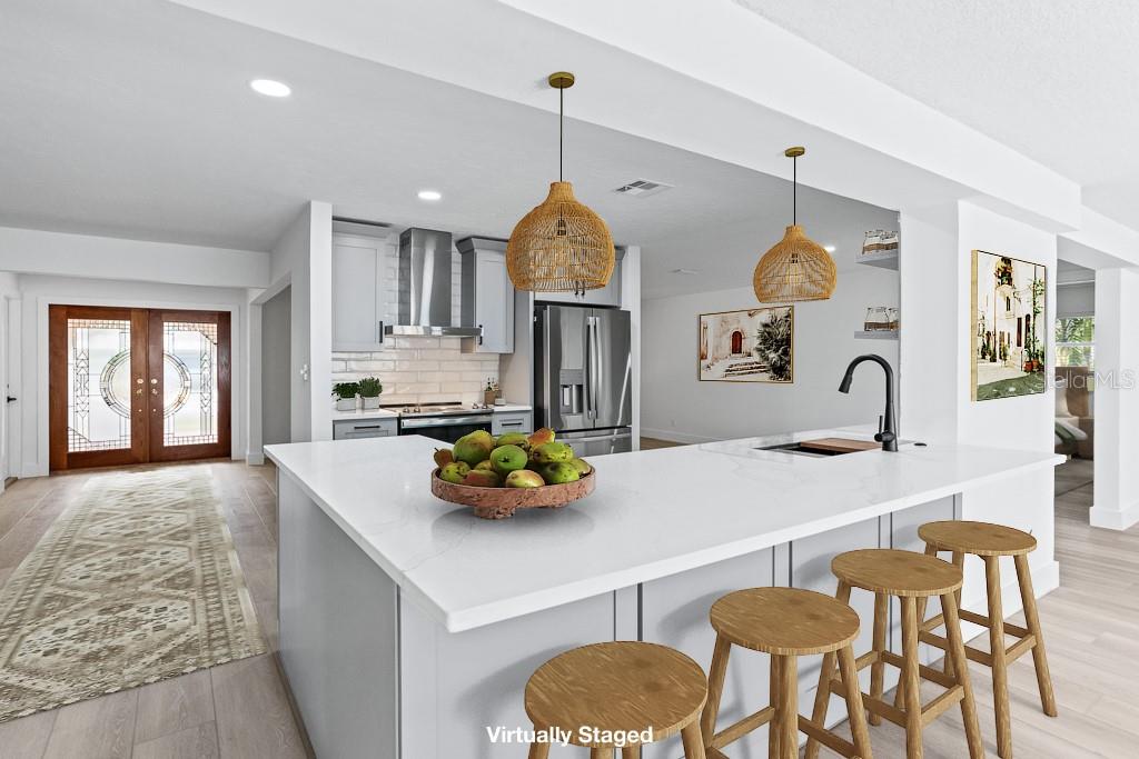 Spacious new kitchen