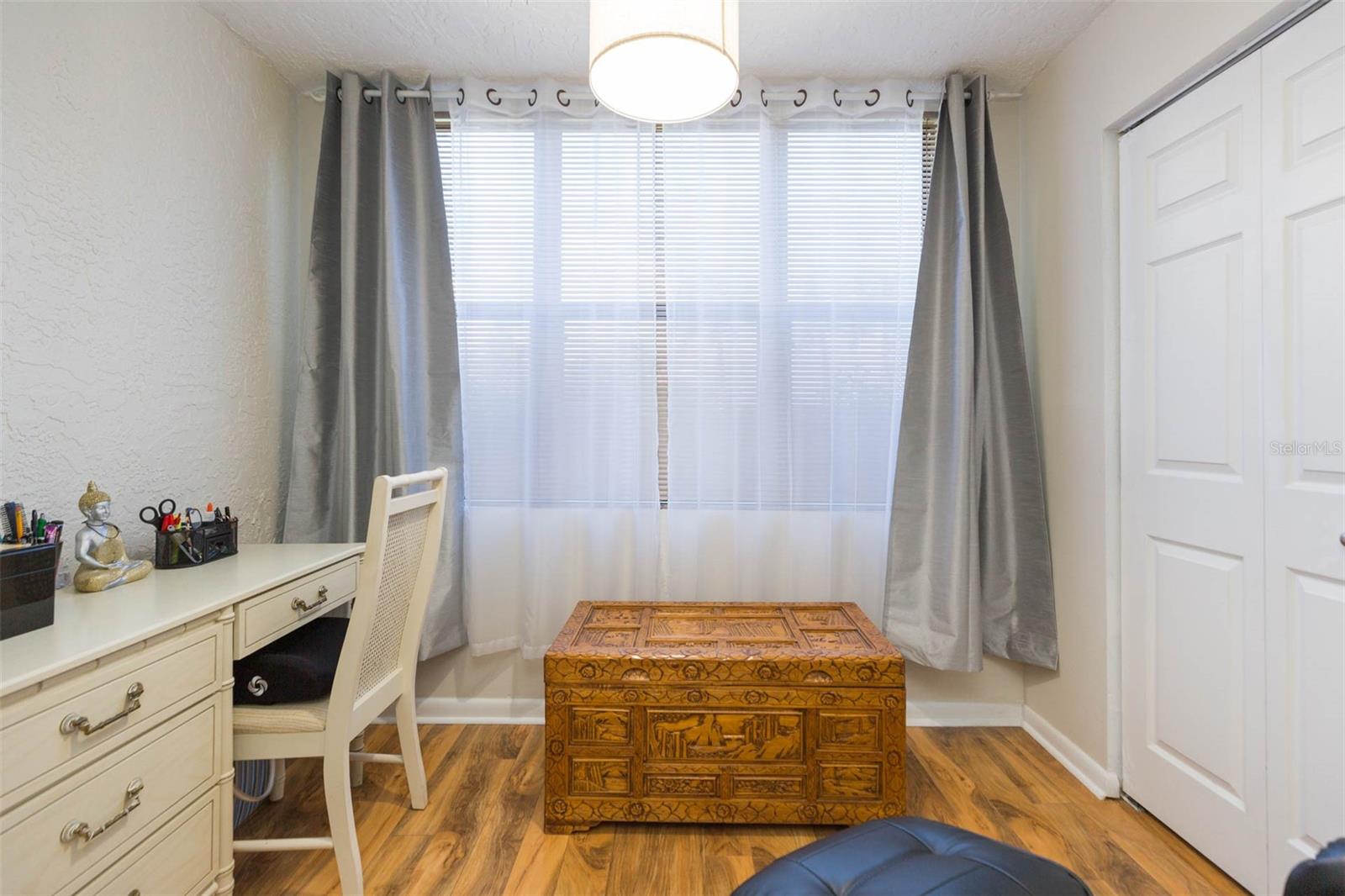 Office/sitting space in primary bedroom