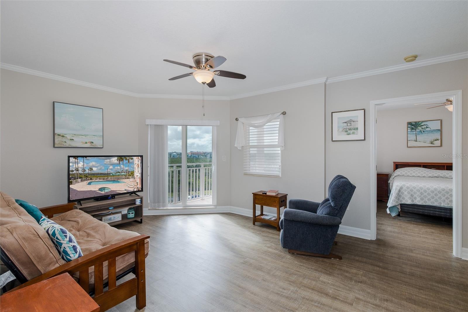 Easy care flooring, impact resistant doors and windows and crown moulding to top it off!