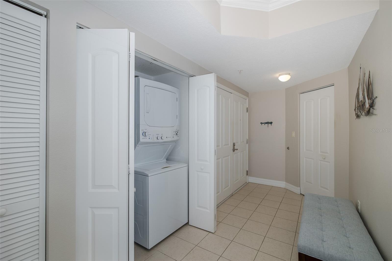 Laundry closet
