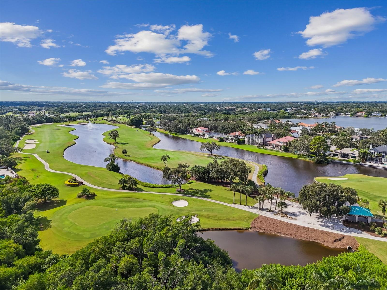 Blocks from The Vinoy Golf Course.