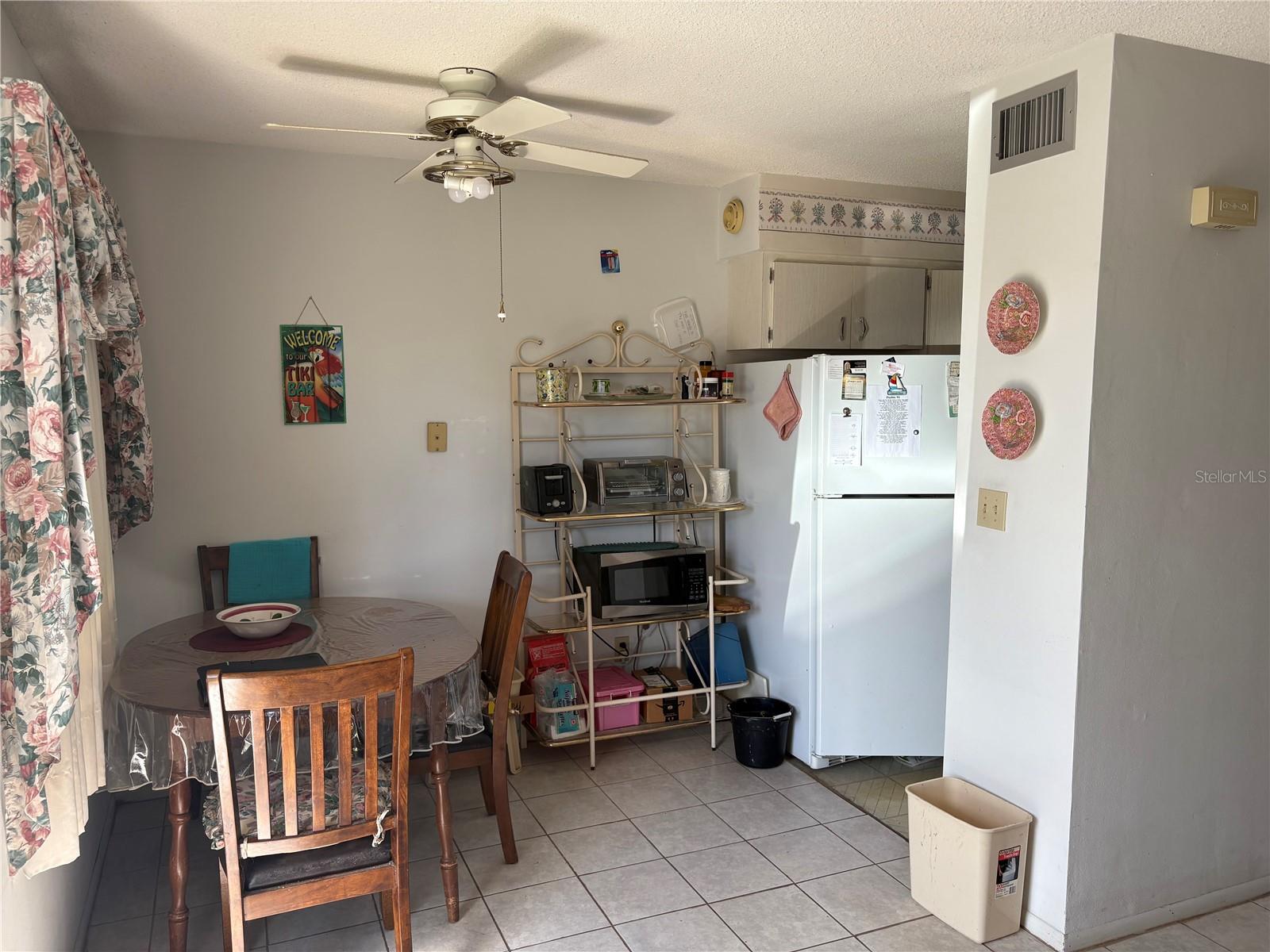 Dining area off kitchen.