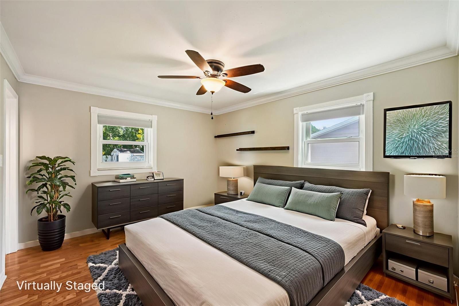 This room is virtually staged