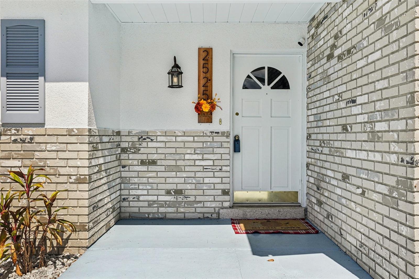 Welcoming front porch