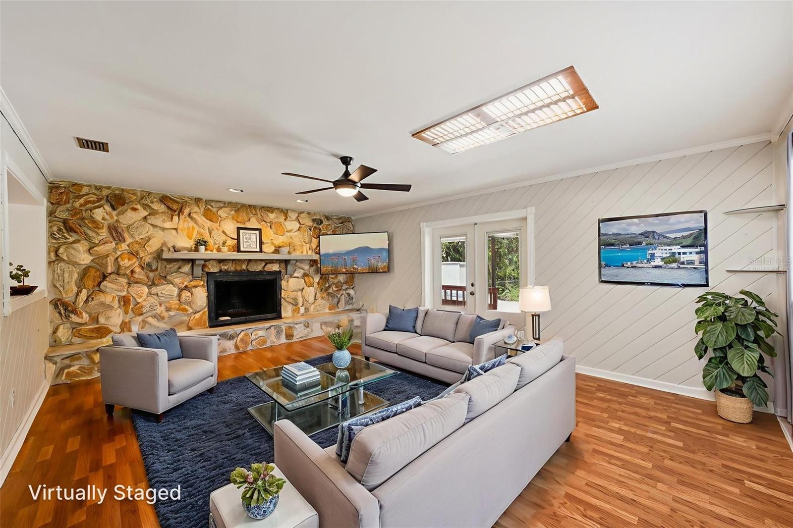 This room is virtually staged