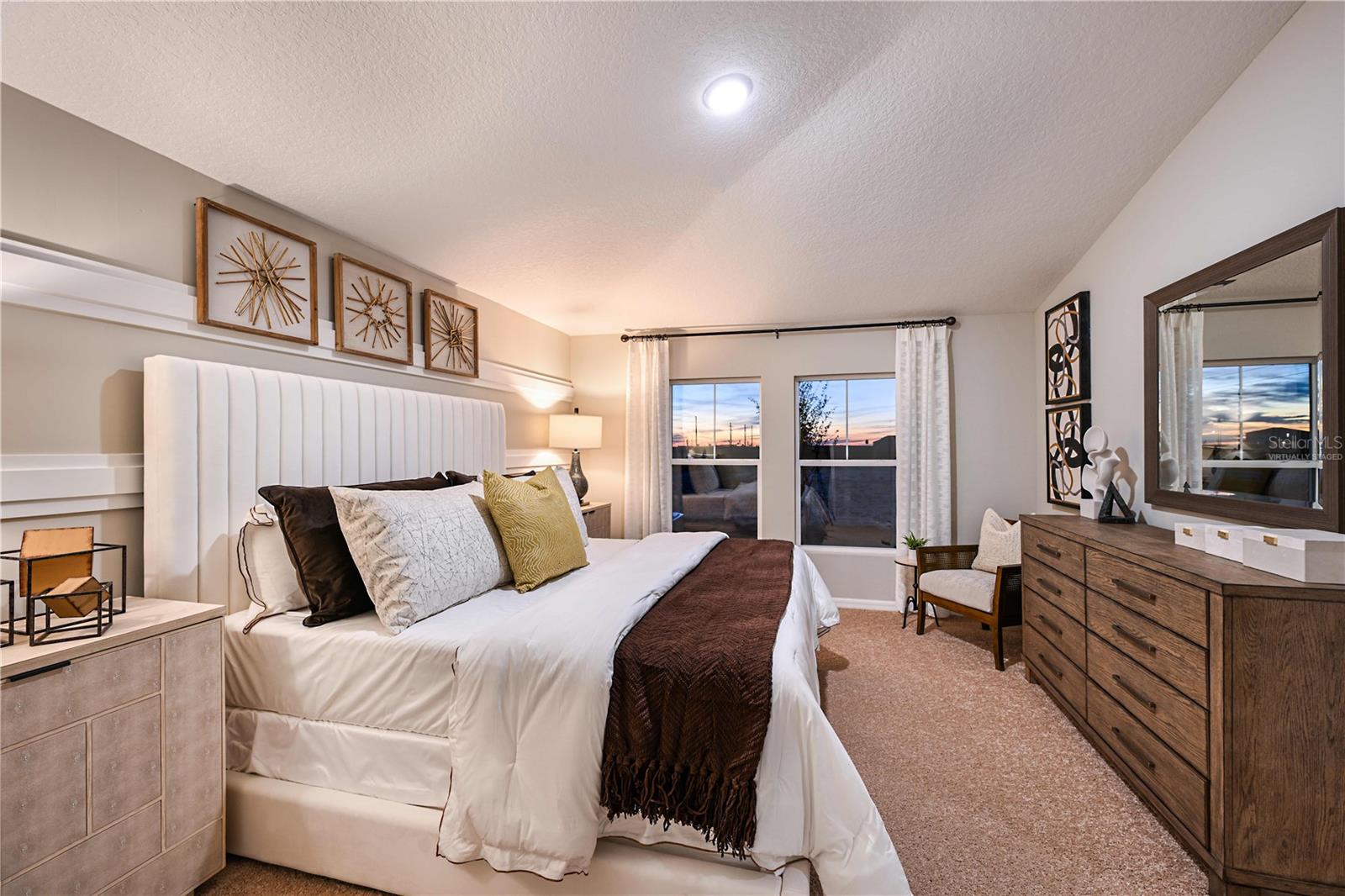 virtually staged/model home