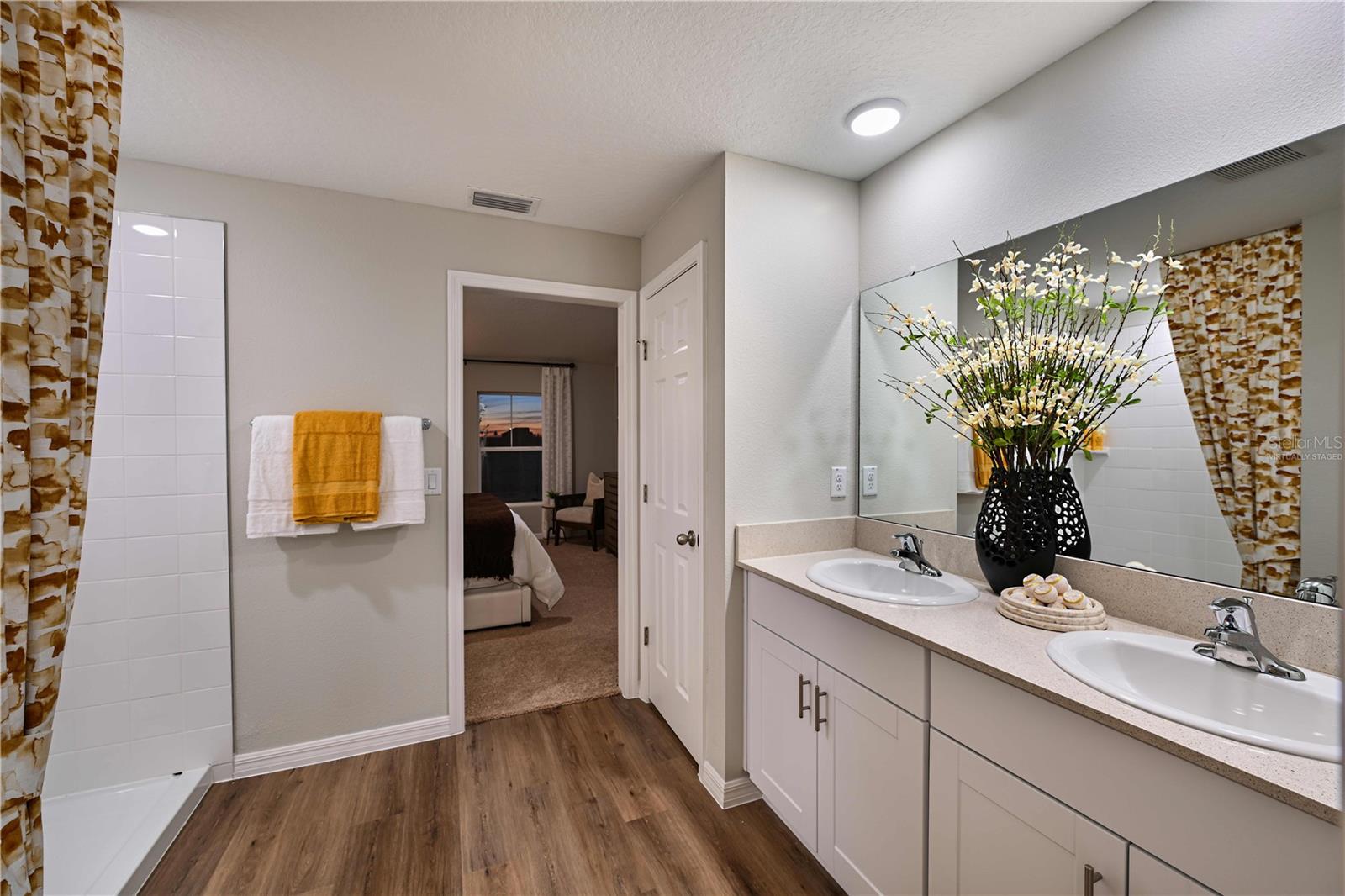 virtually staged/model home
