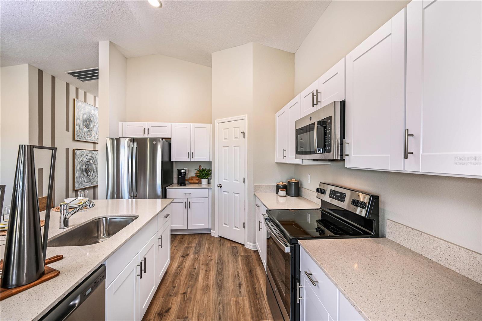 virtually staged/model home