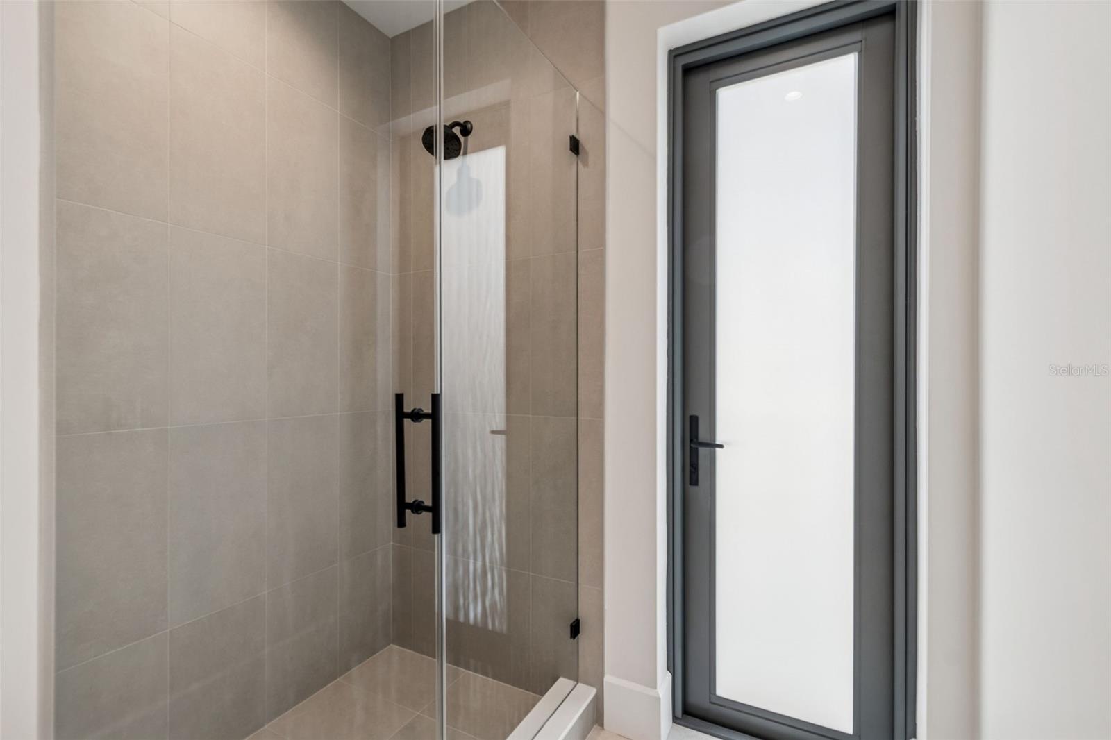 Door leading to pool area