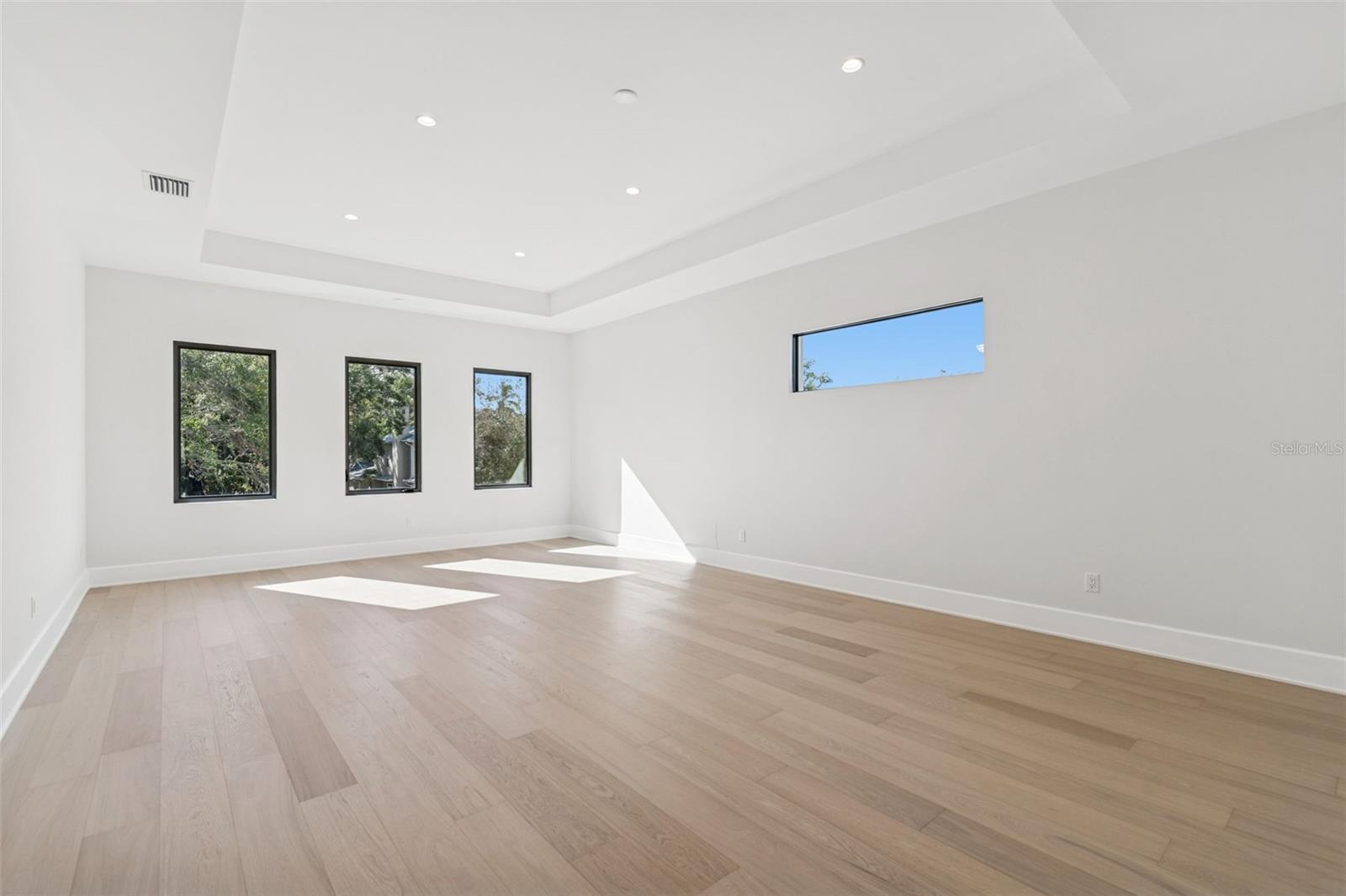 Oversized primary suite with extra sitting area