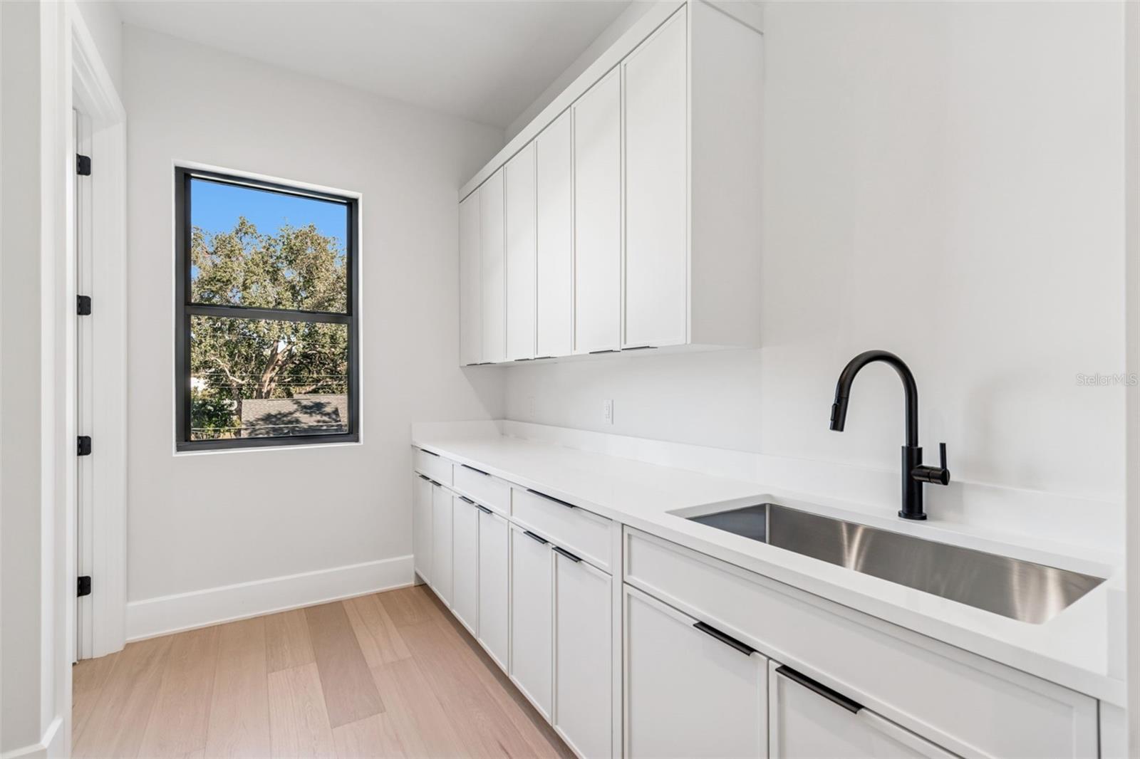 Upstairs laundry room