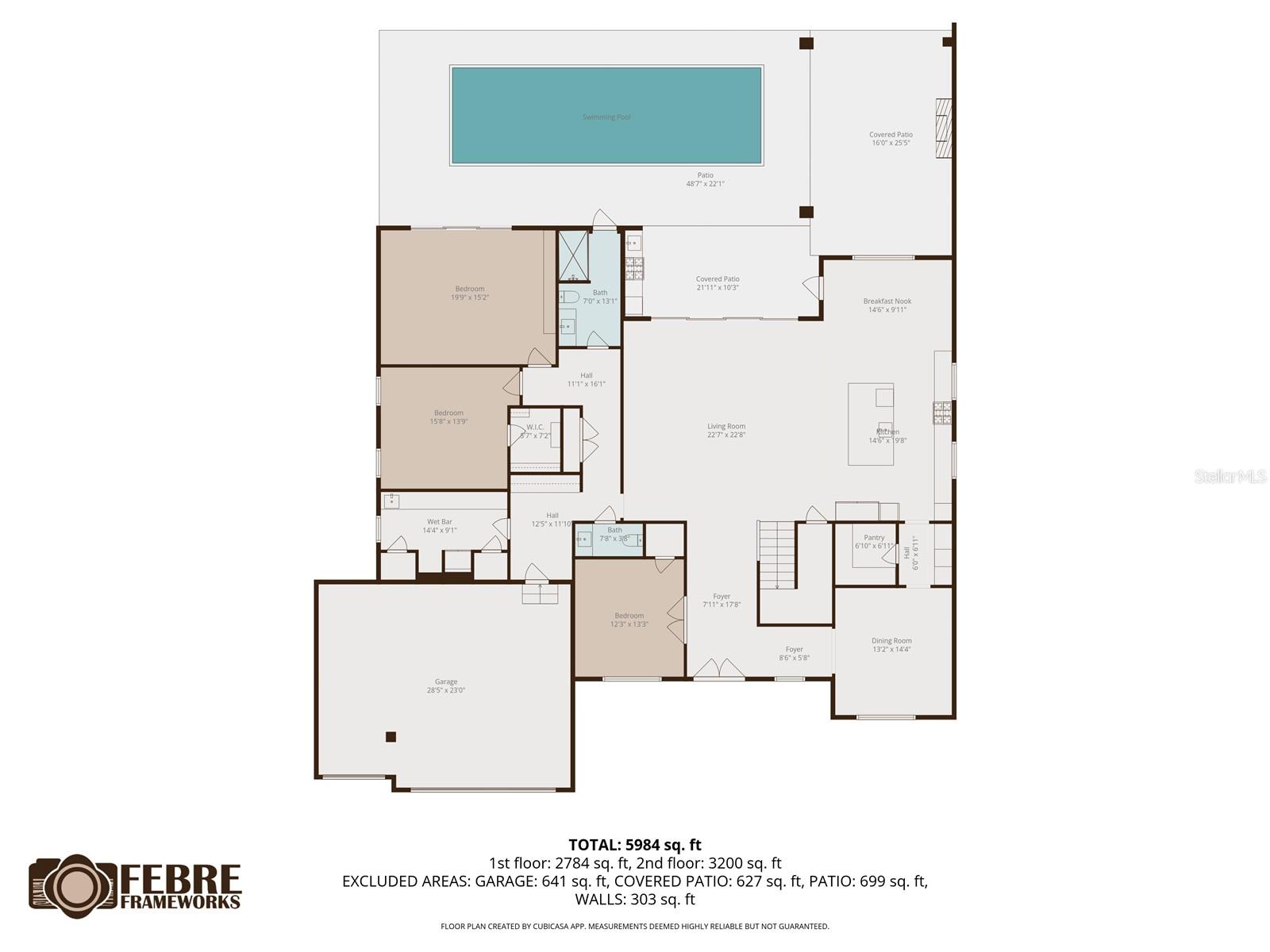 Downstairs floor plan