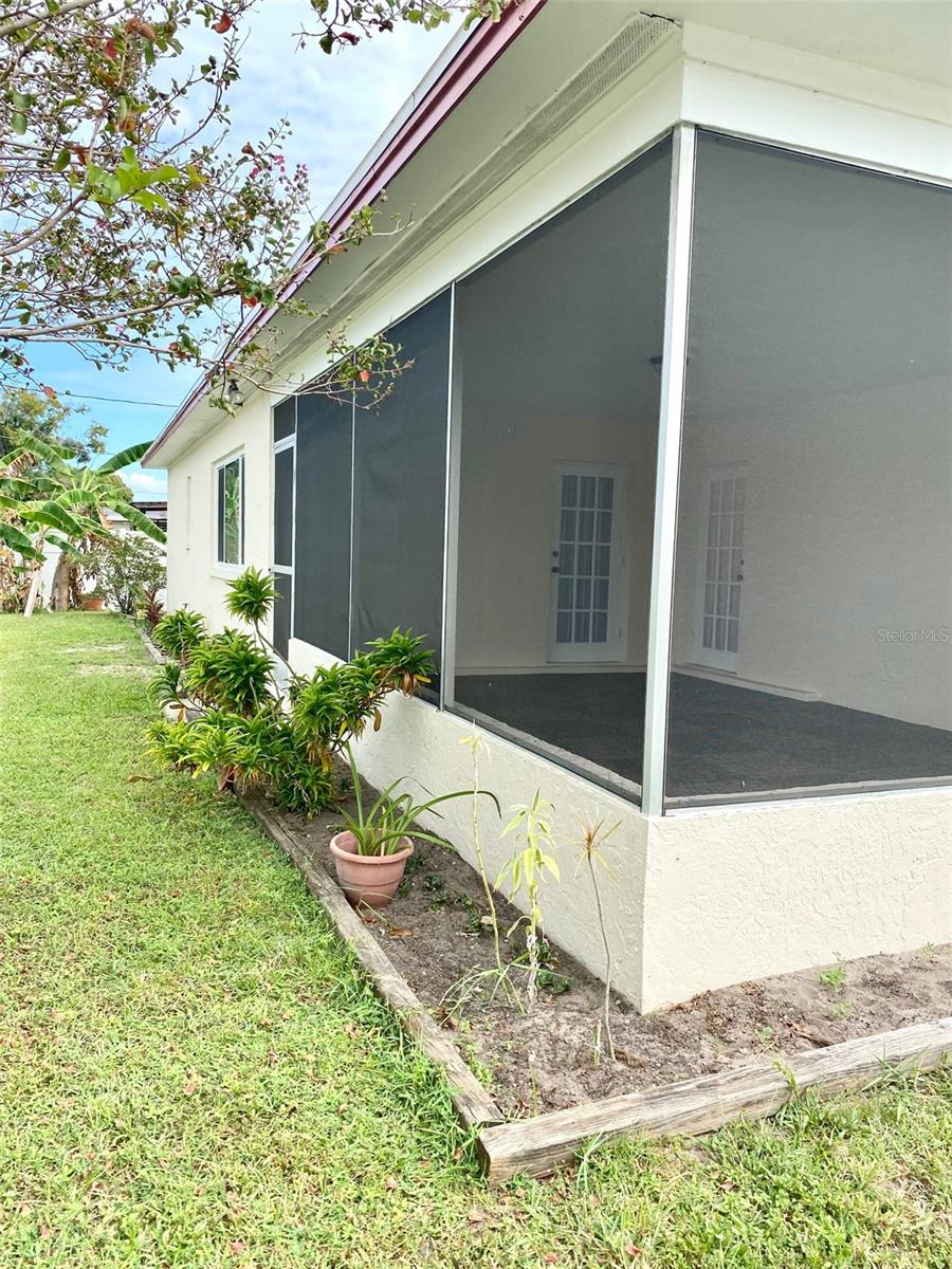 Rear Screened Porch