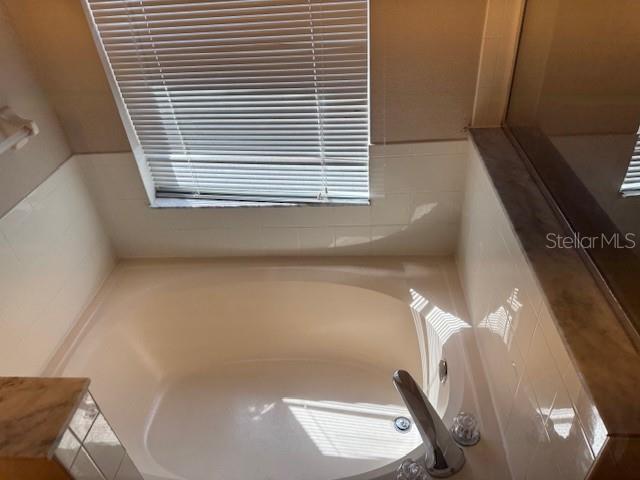 Enjoy relaxing at the end of a long day in your garden tub!