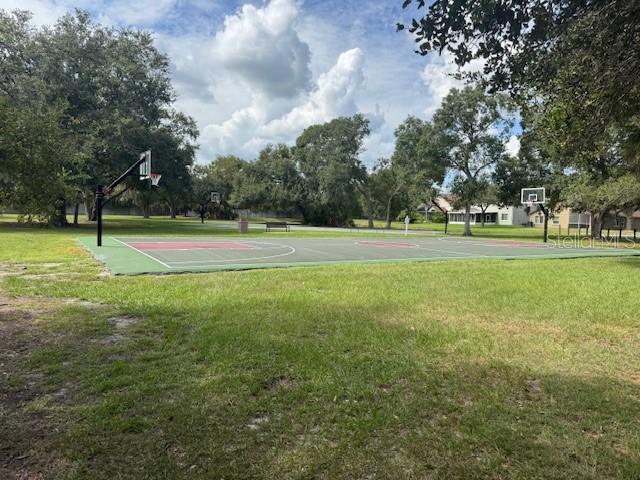 Several resident basketball courts in the community.