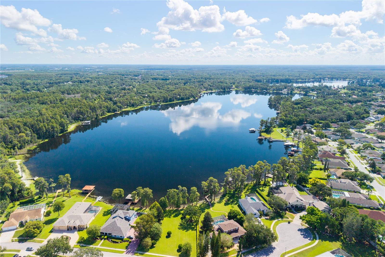 Over 120 acres of private ski lake. Lake Bass/Lake Ann.