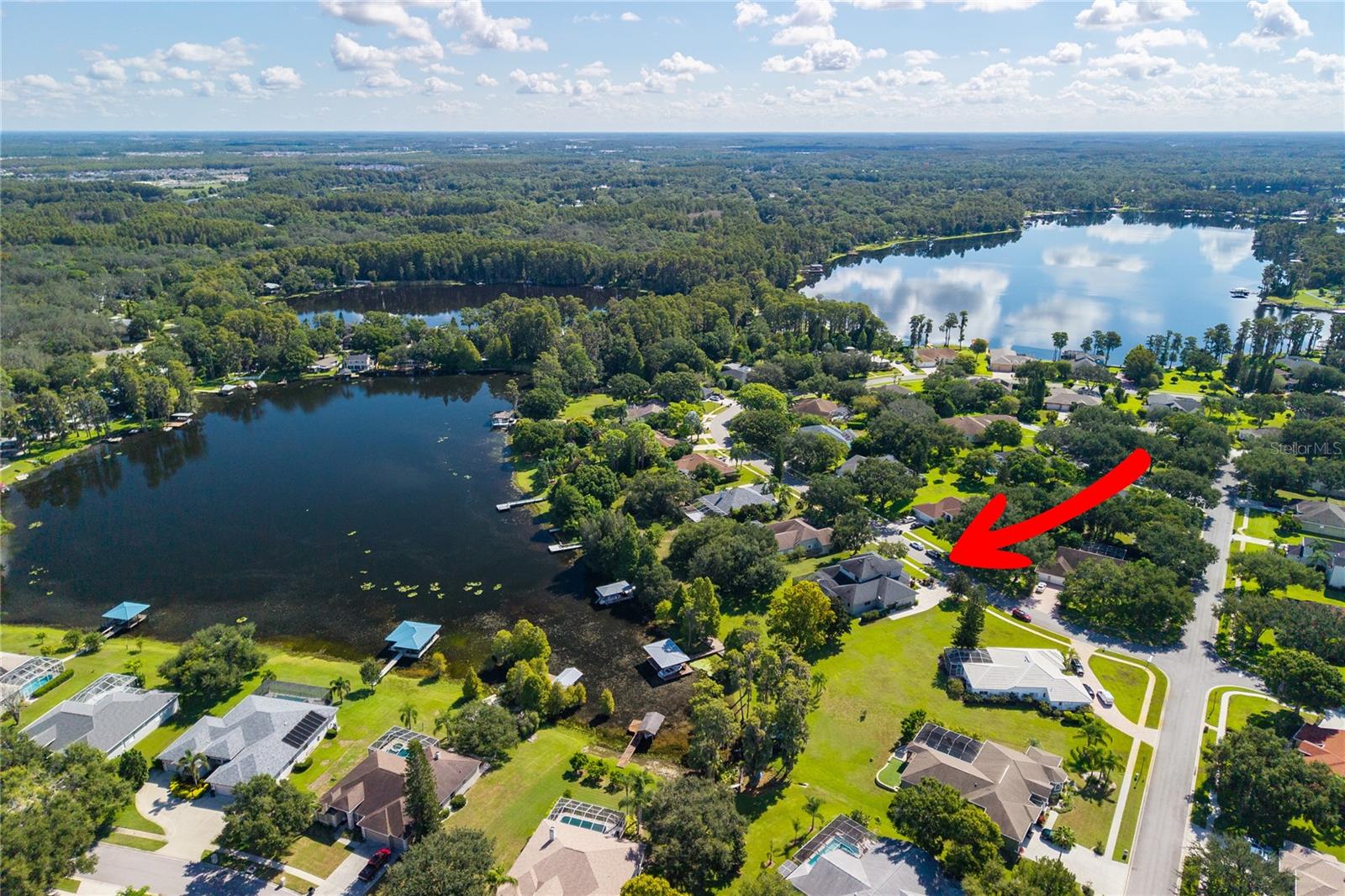 Over 120 acres of private ski lake. Lake Bass/Lake Ann.