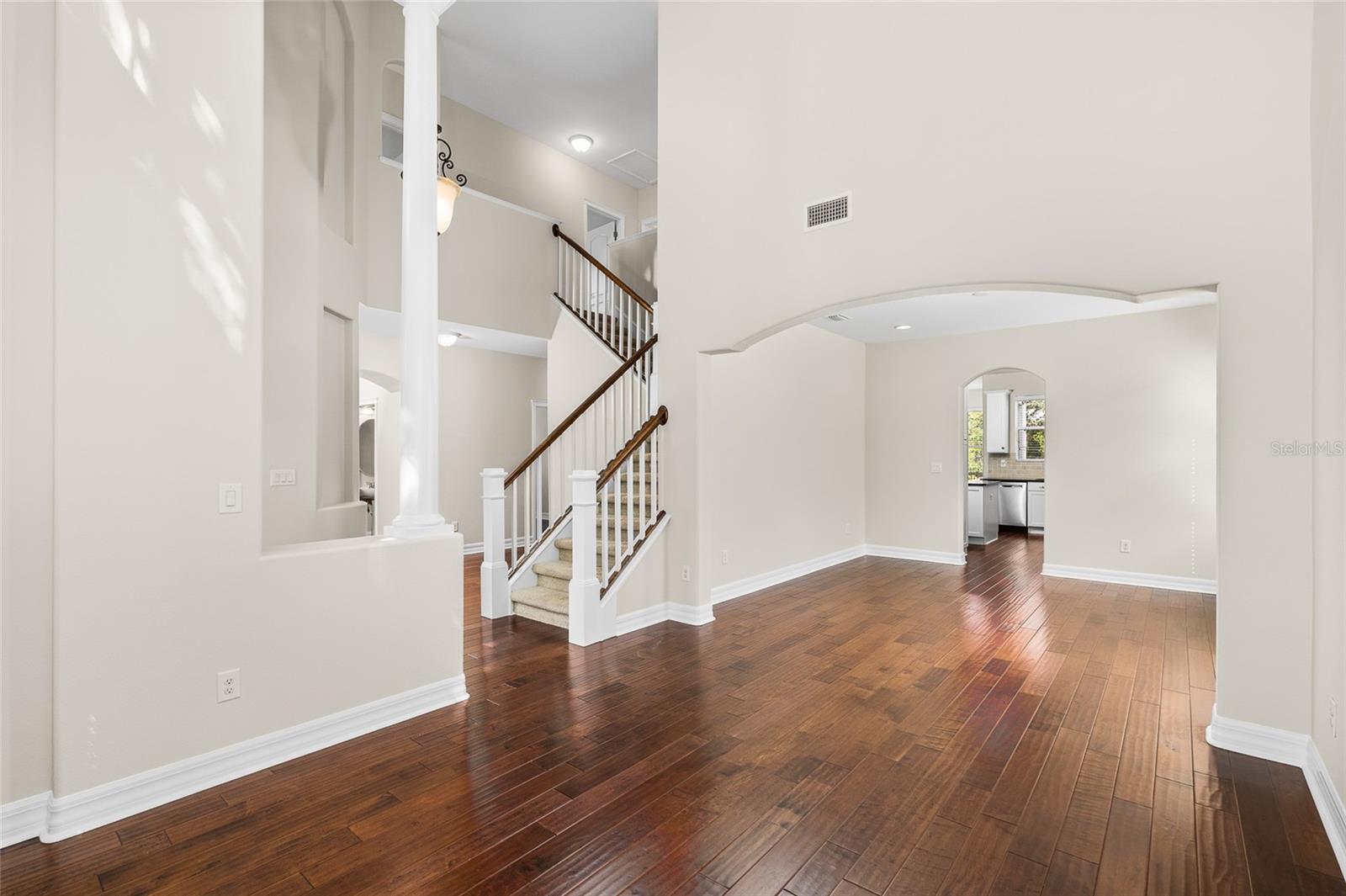 Formal living room/ Flex space with adjoining Formal Dining room