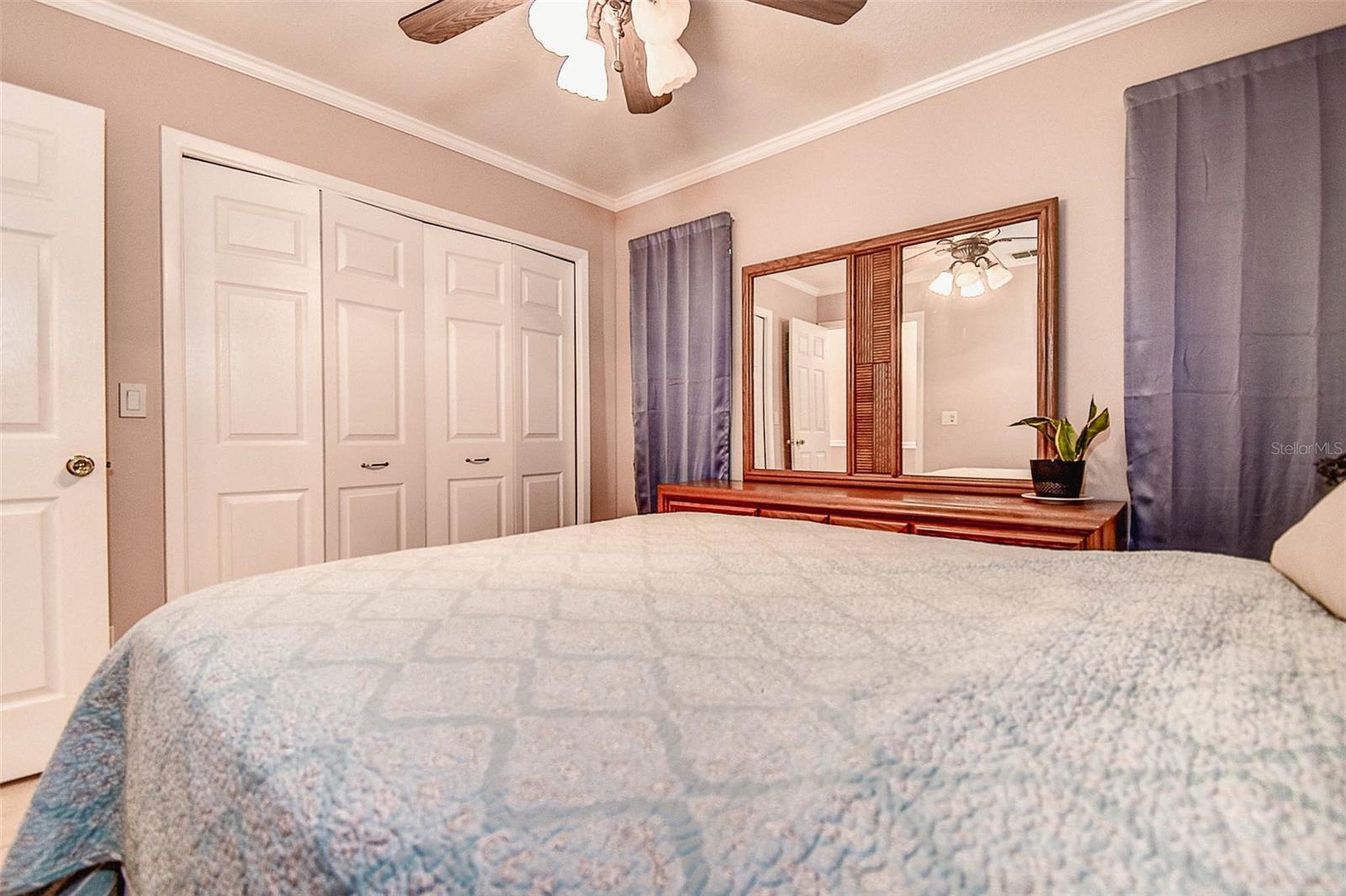 2nd bedroom with large closet