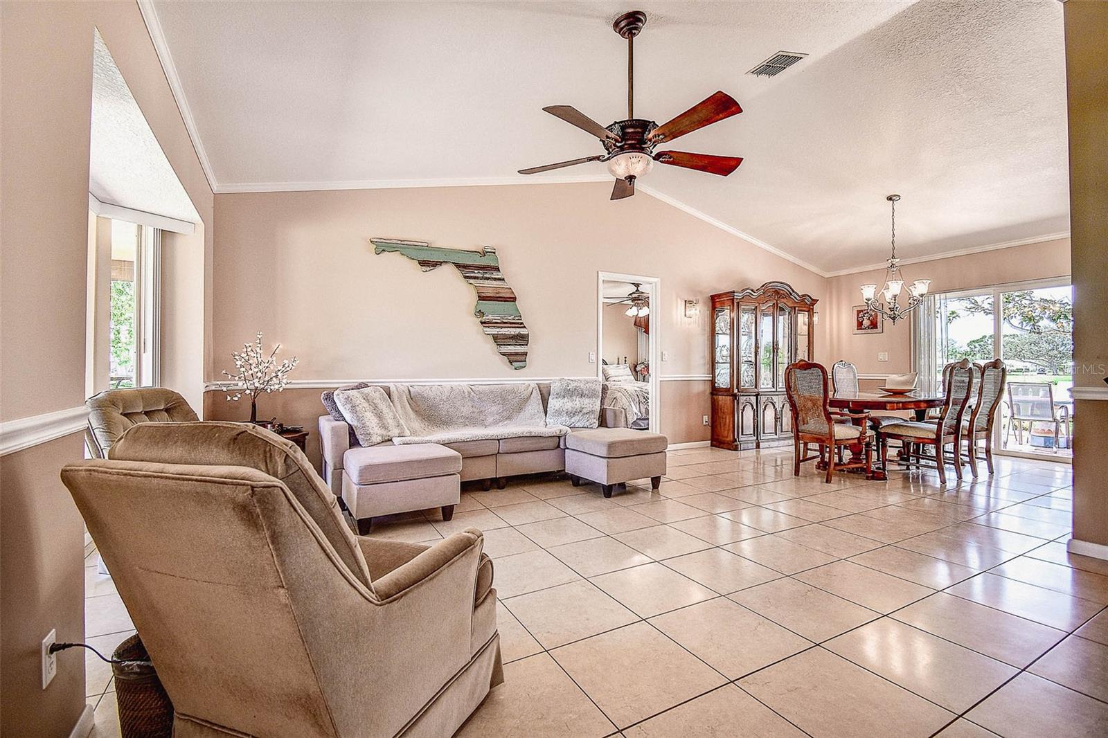 Open living area seen from foyer