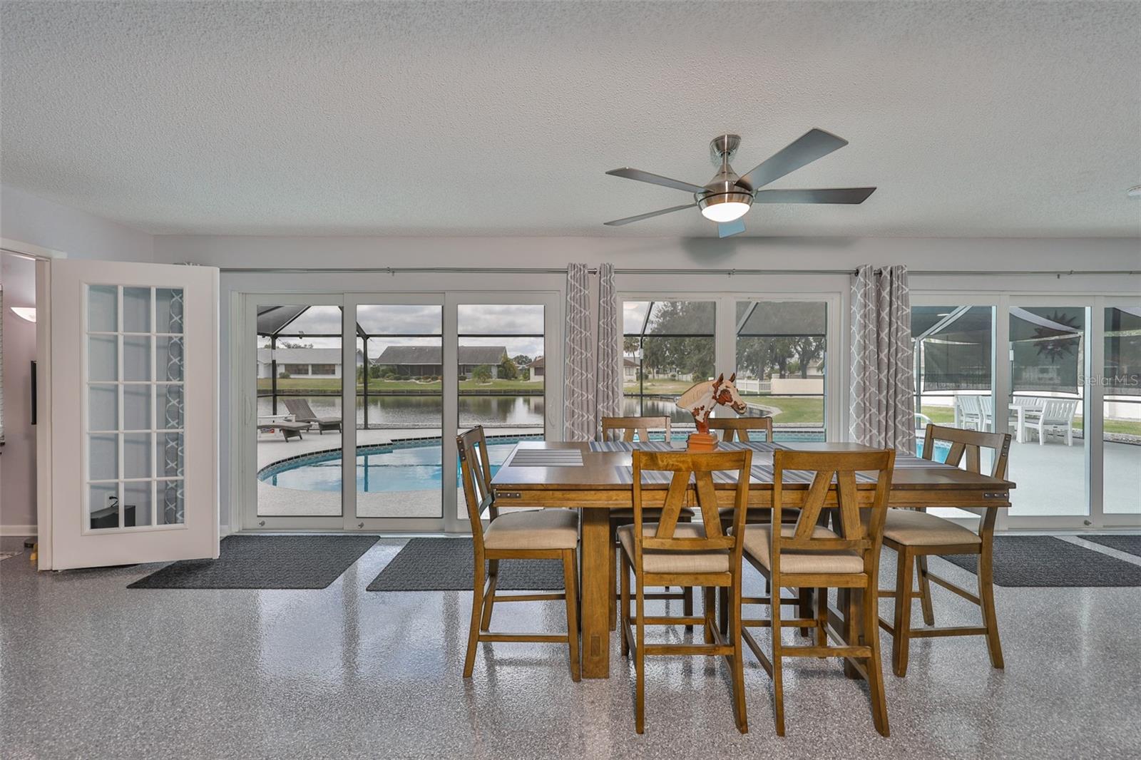 Bright, open and airy...sparkling clean and what a view!!