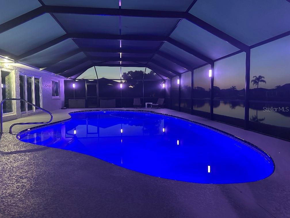Custom lighting overs a variety of options, including holiday lighting.