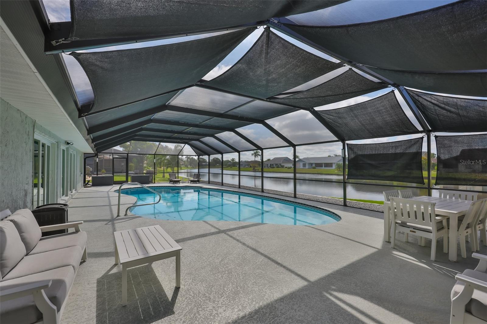Modern sail shades offer shade and protection from the elements, when you want it.