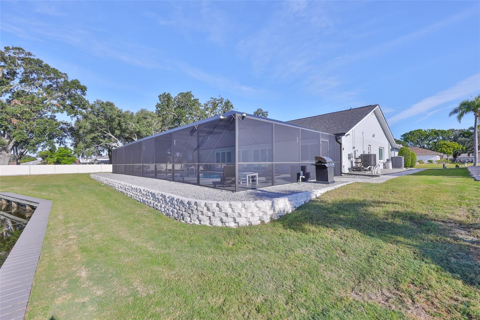 Beautifully maintained yard with so much green space, as the lot is over a quarter acre!